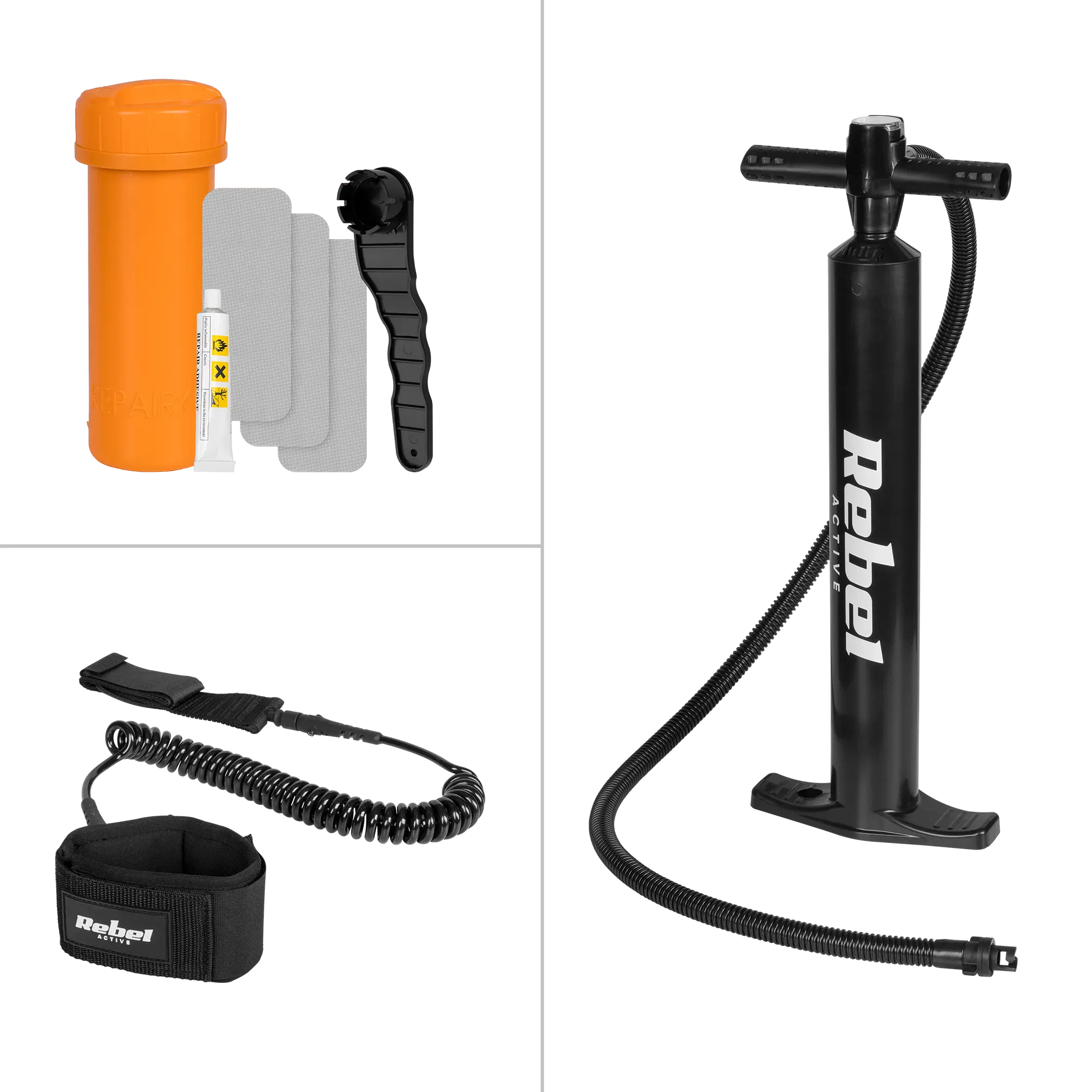 sup daska rebel active na napuhavanje 244x76x10, set - slika 8