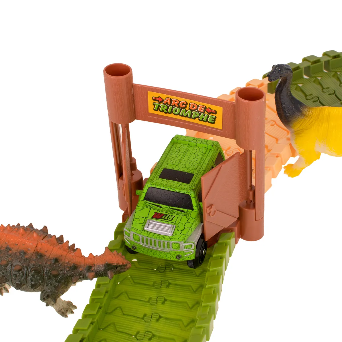 staza za utrke autića 192 elemenata dinosauri - slika 8