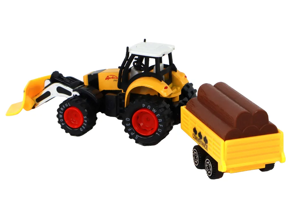 traktor buldožer s prikolicom - slika 3