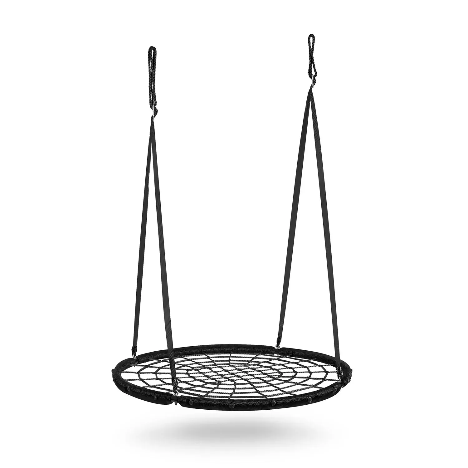 neo-sport pletena ljuljačka rodino gnijezdo, 100 cm, crna - slika 3