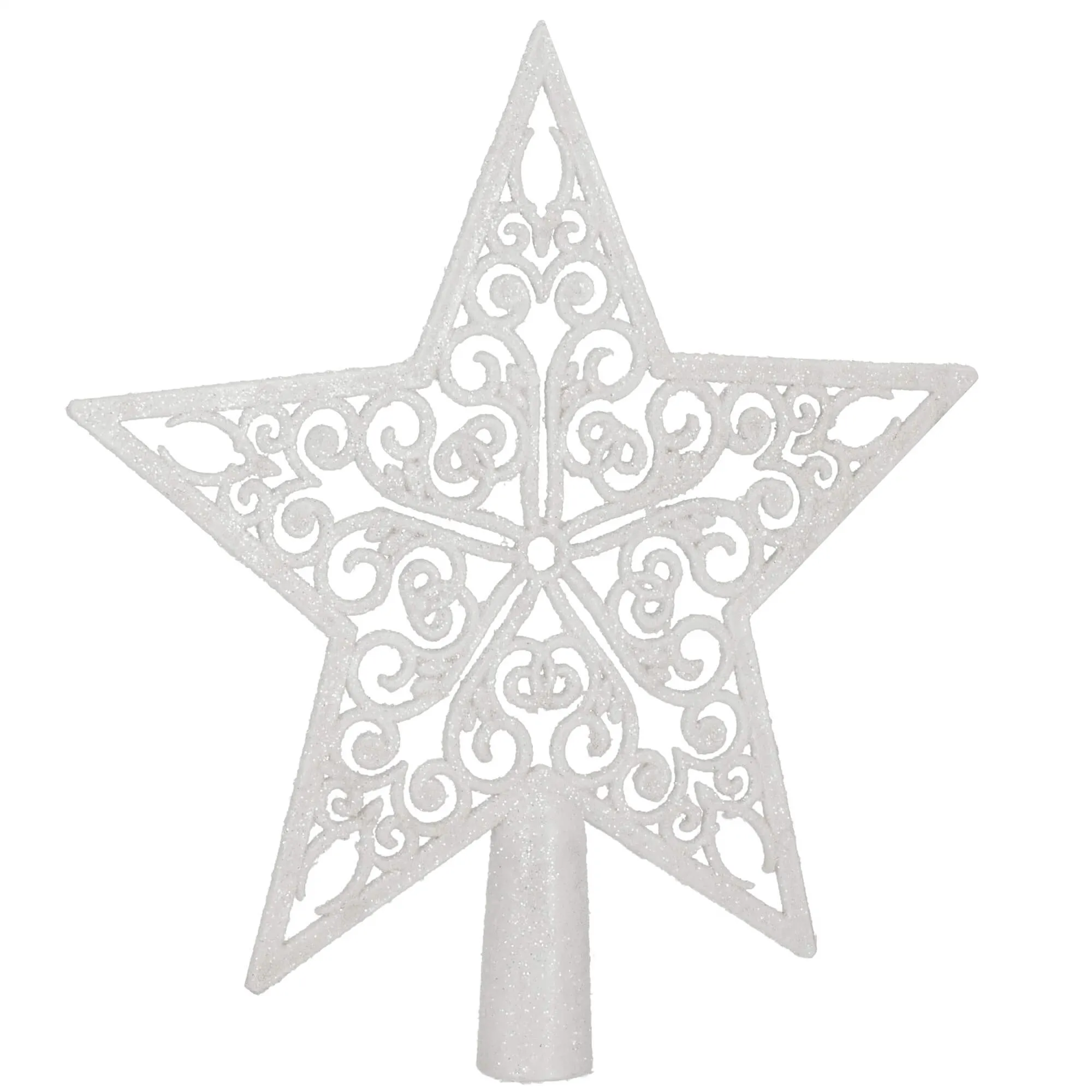 ukras božićne zvijezde 20,5 x 21,5 cm bijela - slika 4