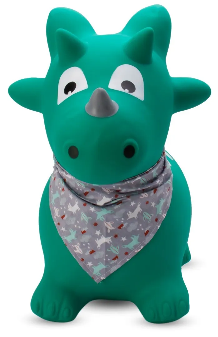 gumeni zeleni dinosaur za skakanje 59cm - slika 6