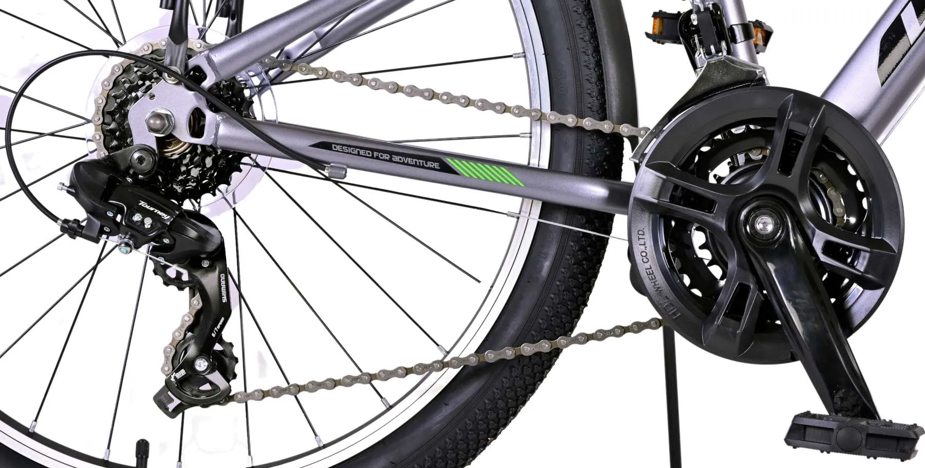 dječji bicikl volare cross 24" sivi 18 brzina - slika 7