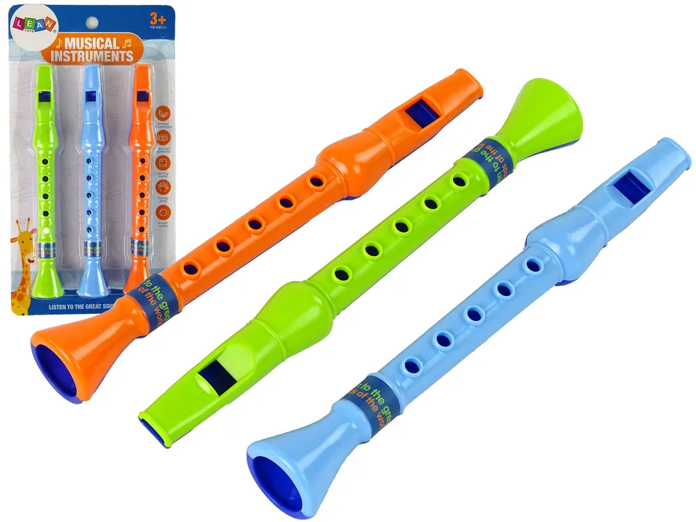 set 3 dječje flaute životinje - slika 3