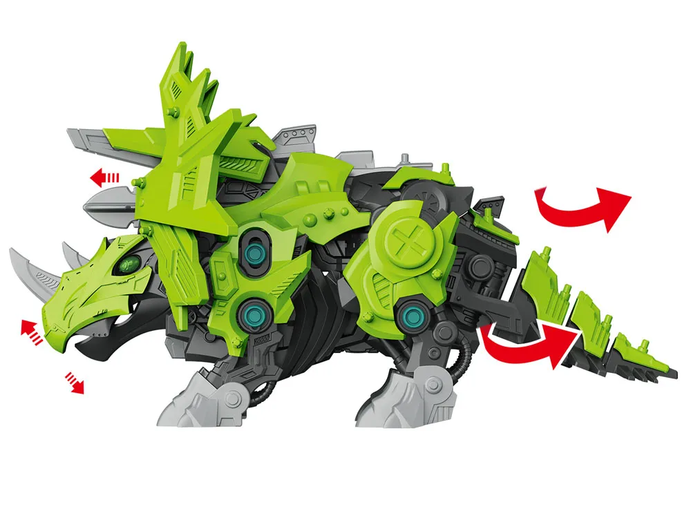 mehanički dinosaur triceratops za4371 - slika 4