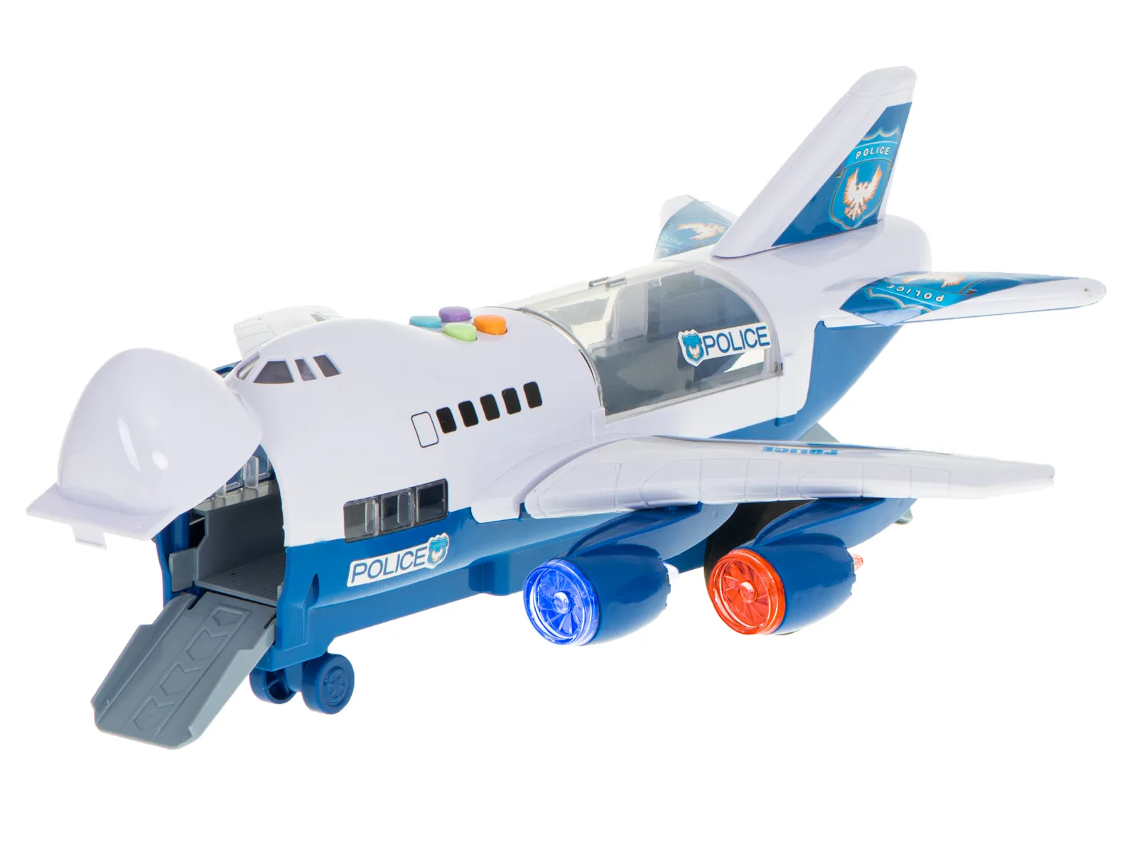 transportni avion s policijskim vozilima - slika 3