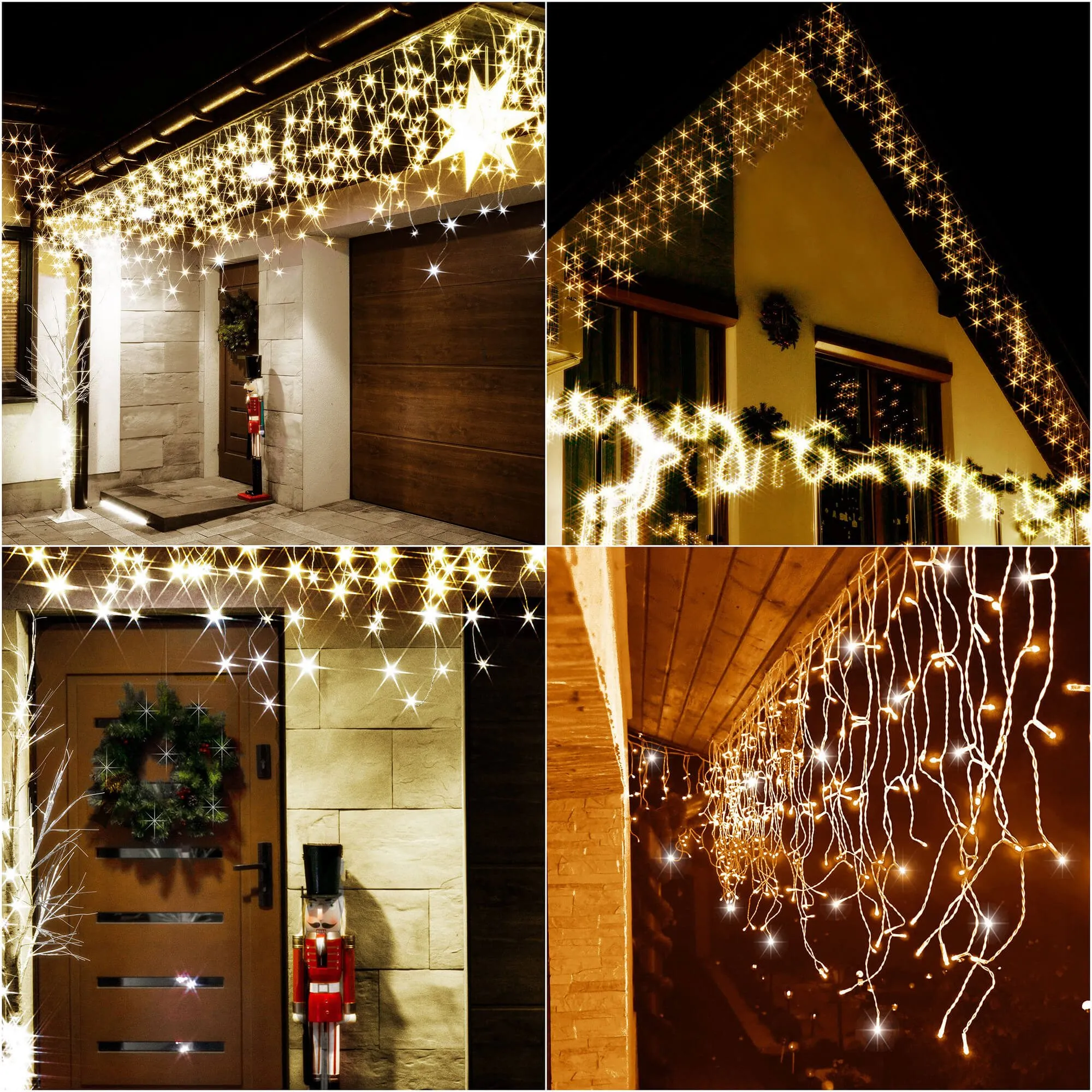 springos žaruljice zavjesa, 300 led - slika 5