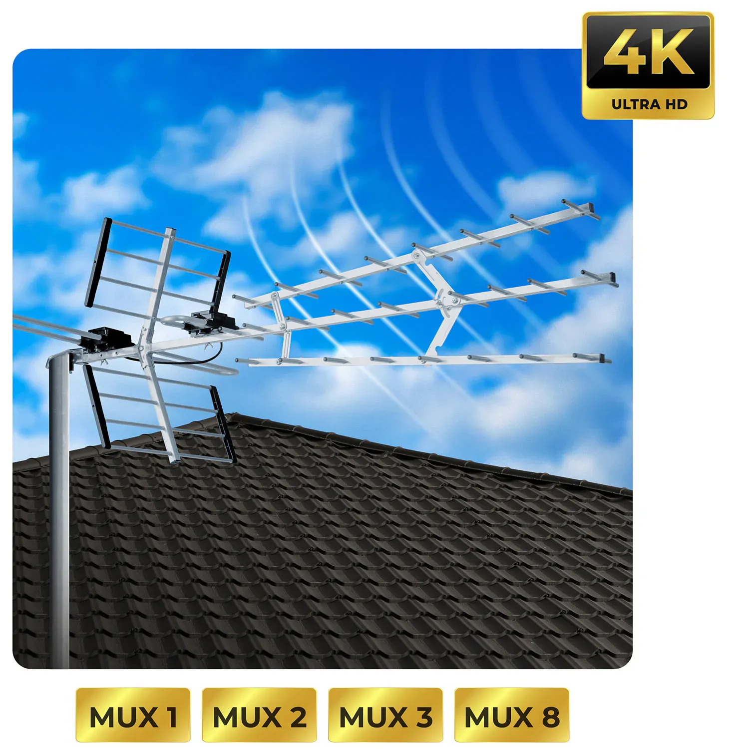 berdsen bd-952 usmjerena vanjska tv antena ultra hd 4k - slika 8