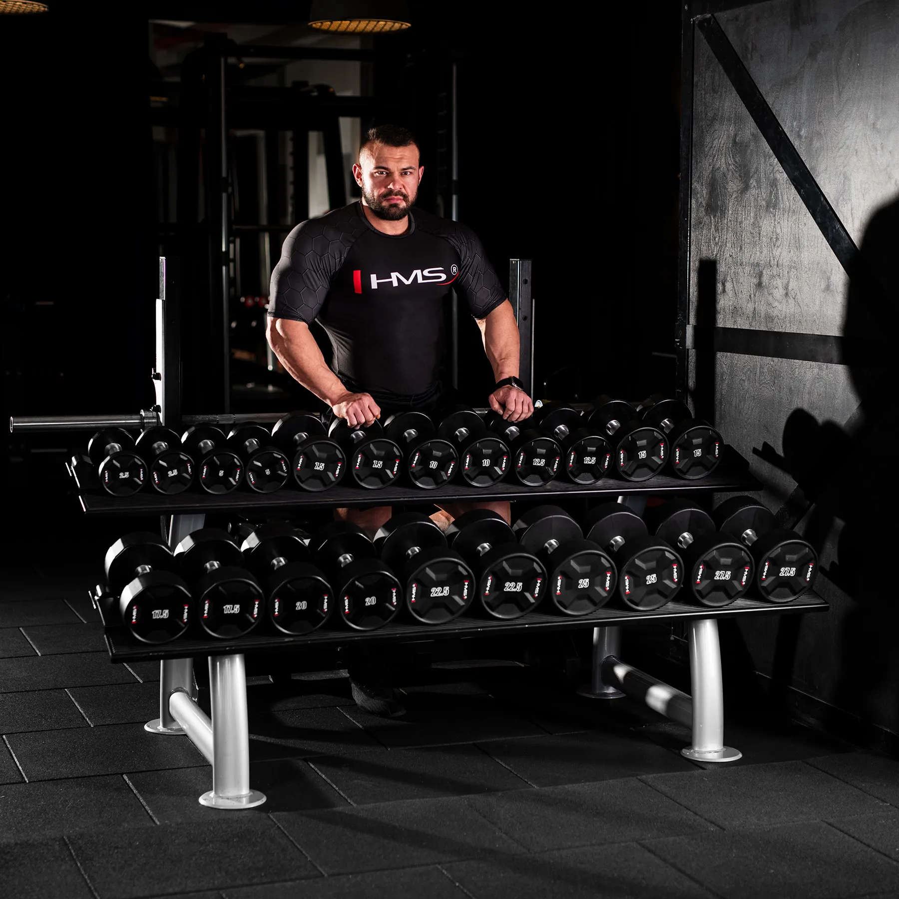 hpc set poliuretanskih bučica 2 x 2,5 - 25 kg cpu - 275 kg hms - slika 3