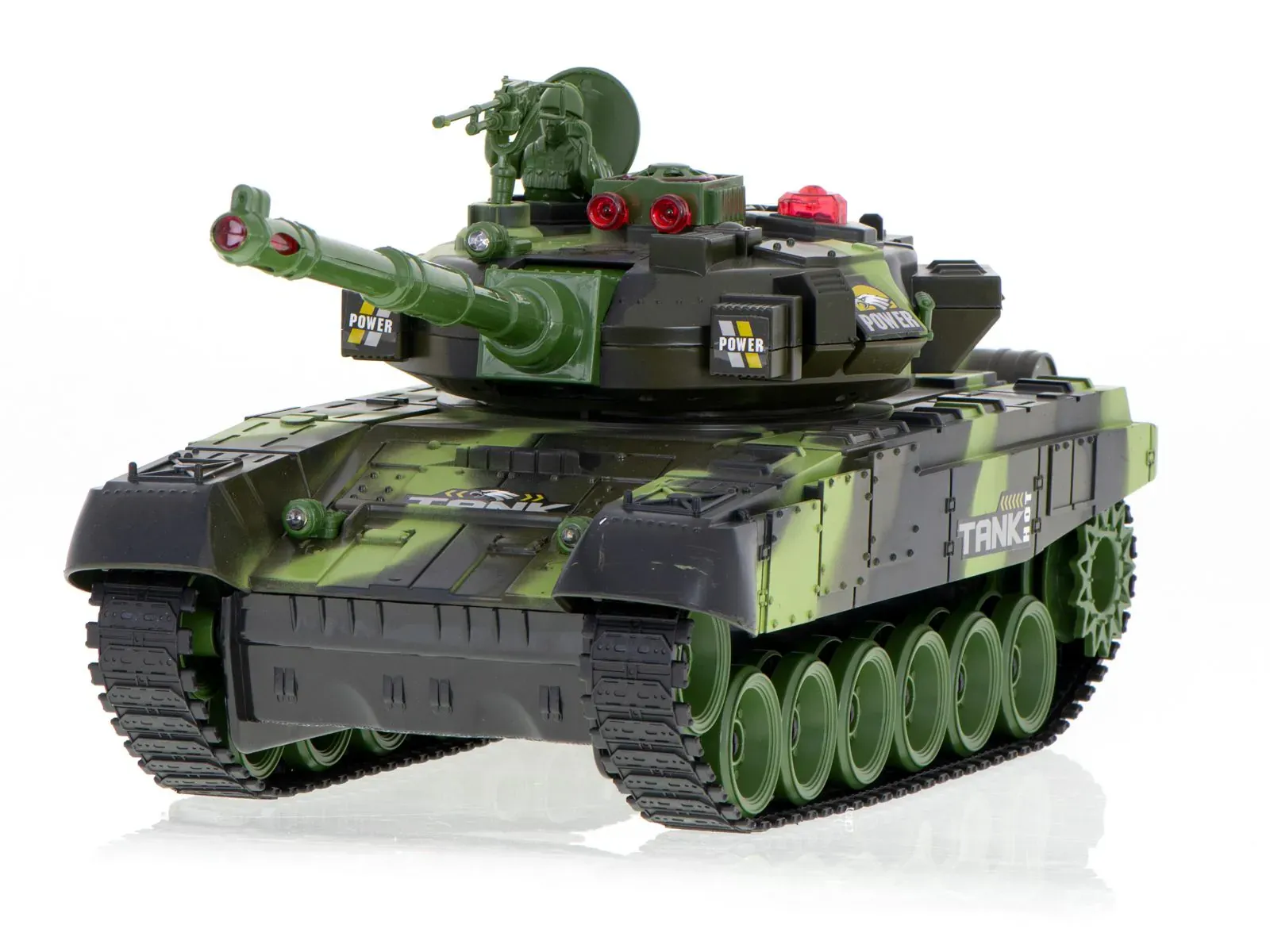 rc ratni tenk na daljinski 9993 2.4 ghz šumska kamuflaža - slika 2