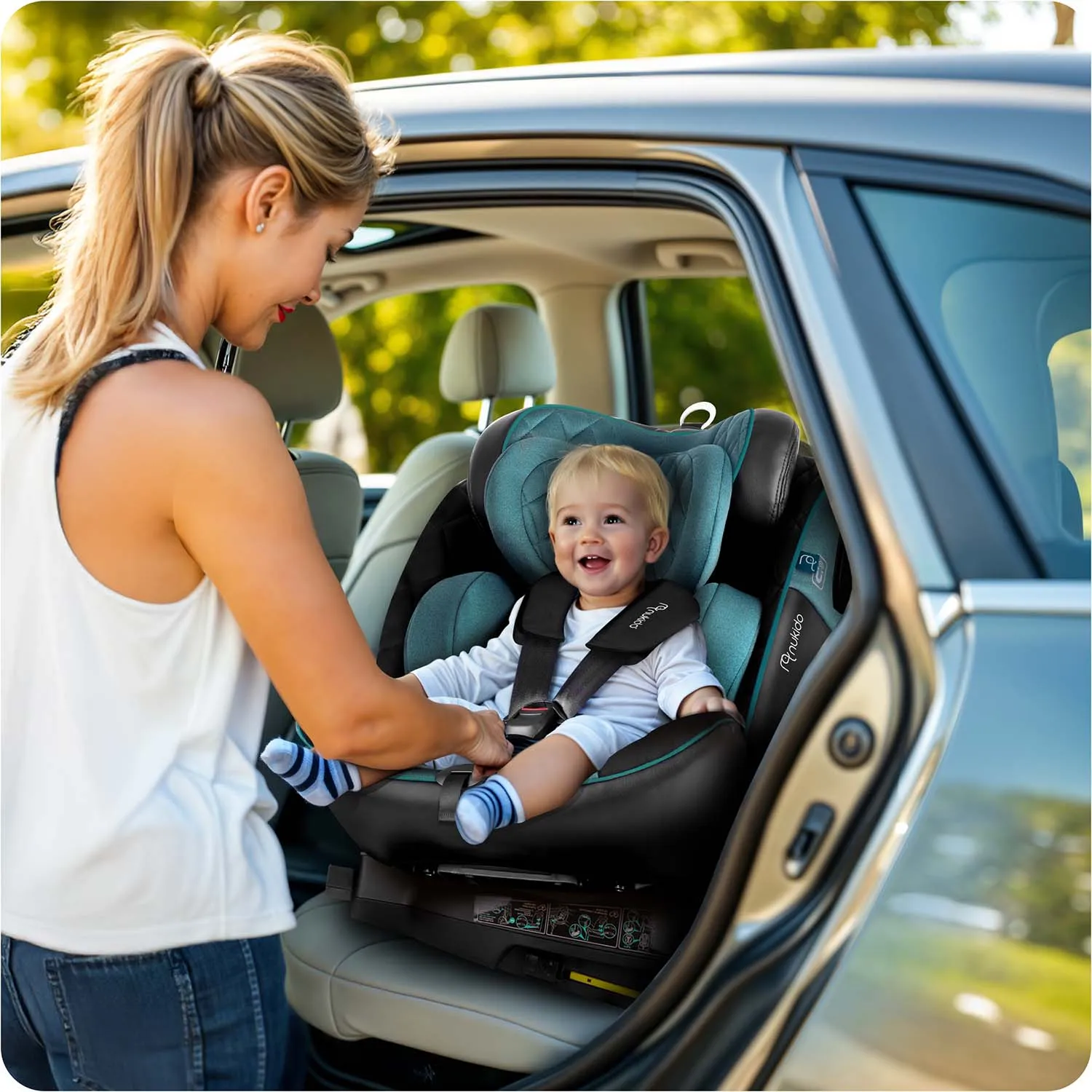nukido prestige line crno-plava autosjedalica 0-36 kg isofix - slika 8