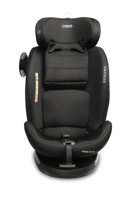 caretero autosjedalica commo 40-150cm crna - slika 7