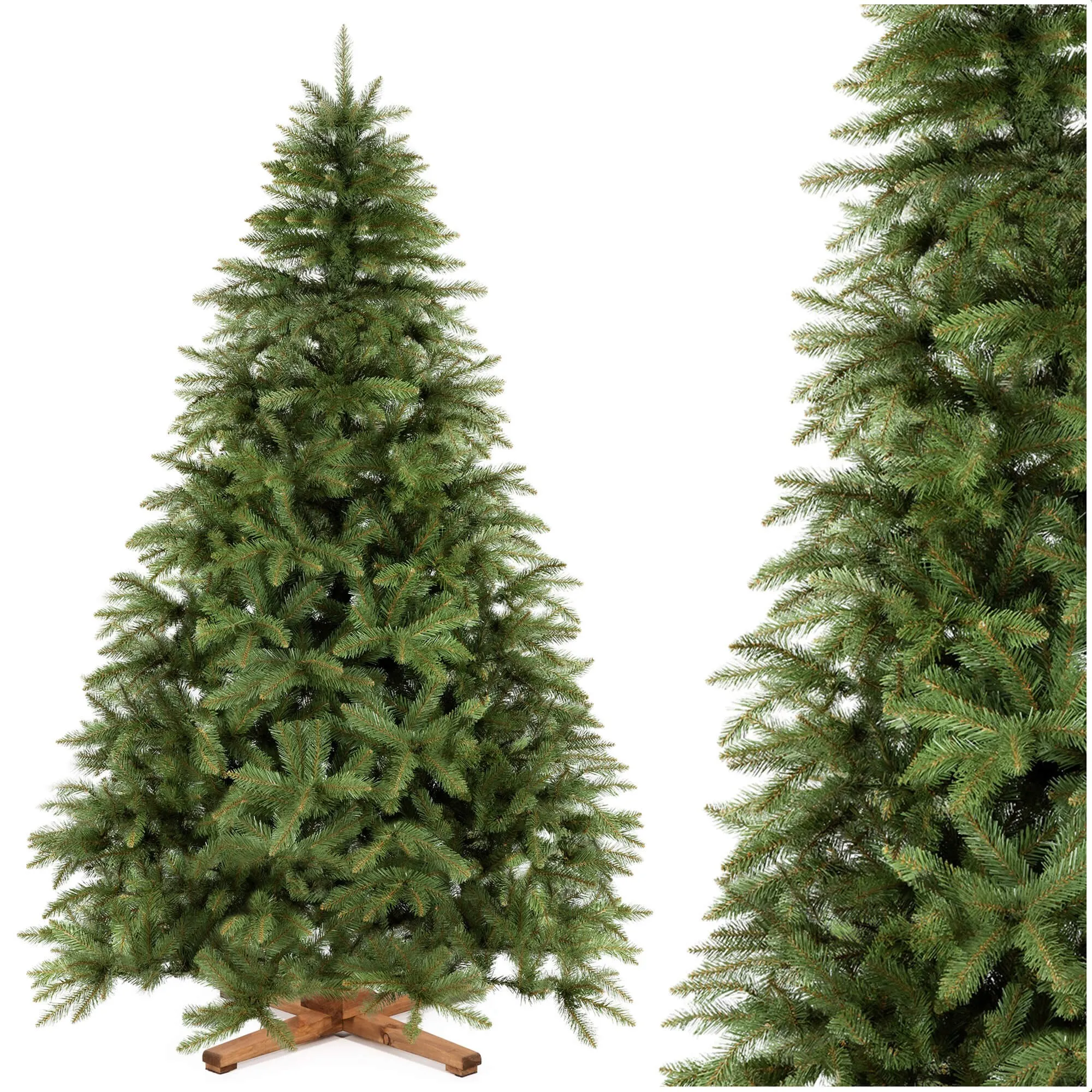 umjetna božićna jelka skandinavska premium 220 cm - slika 13