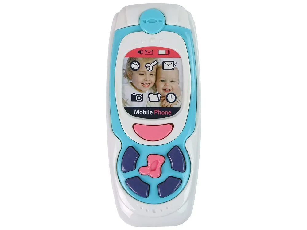 dječji edukativni mobitel melody plavi - slika 3