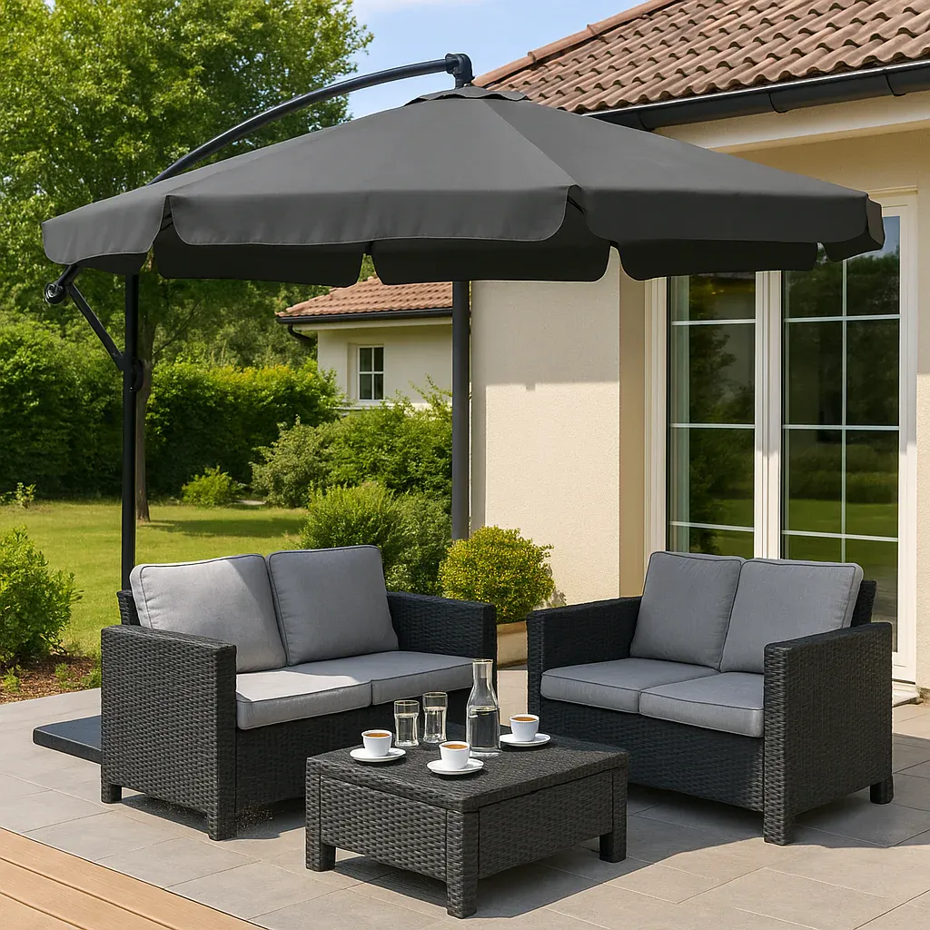 vrtni suncobran 350 cm - slika 2