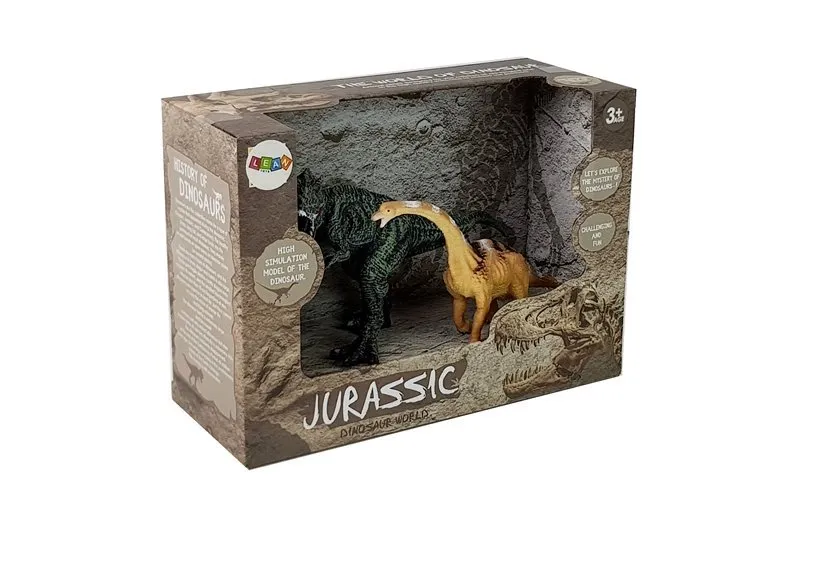 set figurica brachiosaurus dinosaur, tyrannosaurus rex - slika 5
