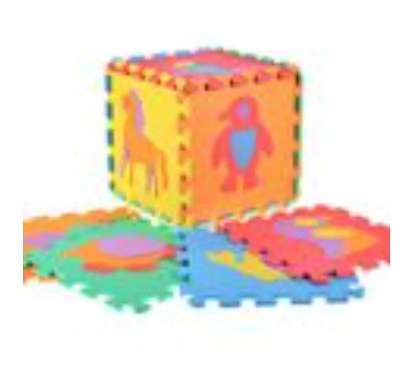 pjenasta podloga puzzle životinje 10komada - slika 3