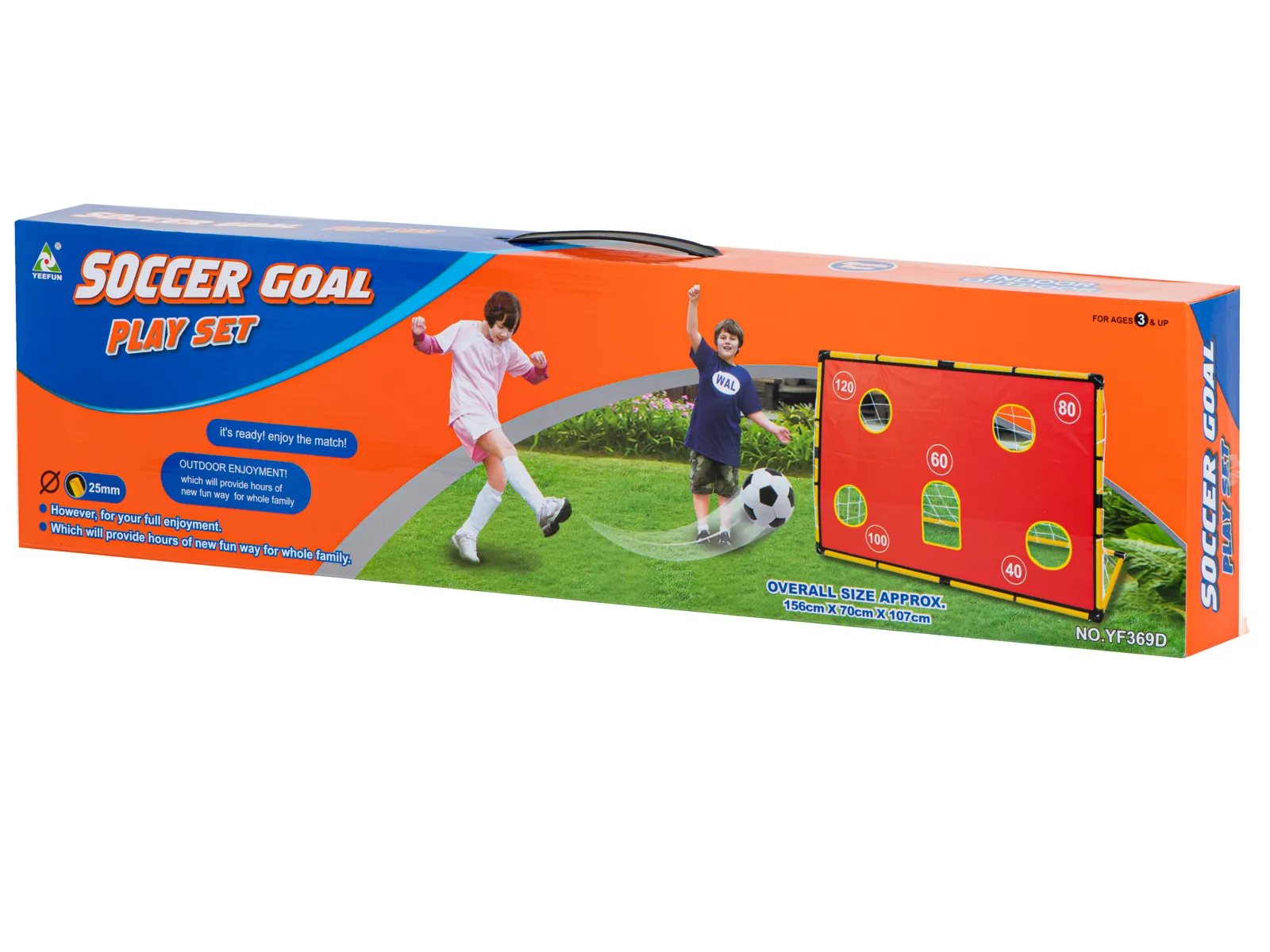 nogometni gol s metama i loptom - slika 10
