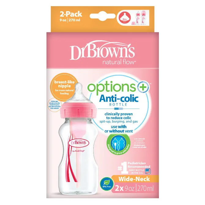 boca options+ pp, 270 ml, ružičasta, pakiranje od 2 komada - slika 3