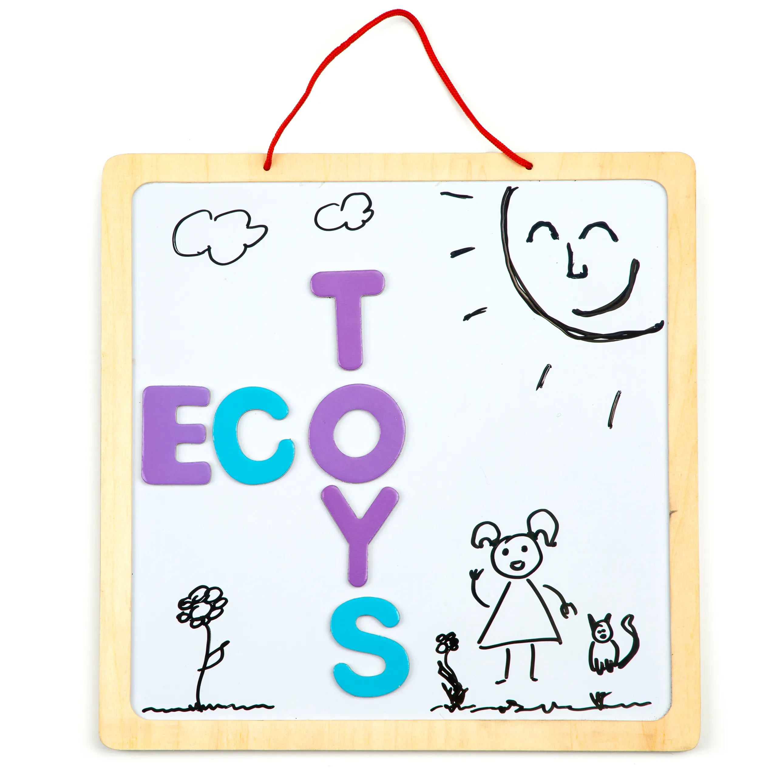 ecotoys 3u1 edukativna ploča s magnetnim slovima - slika 2