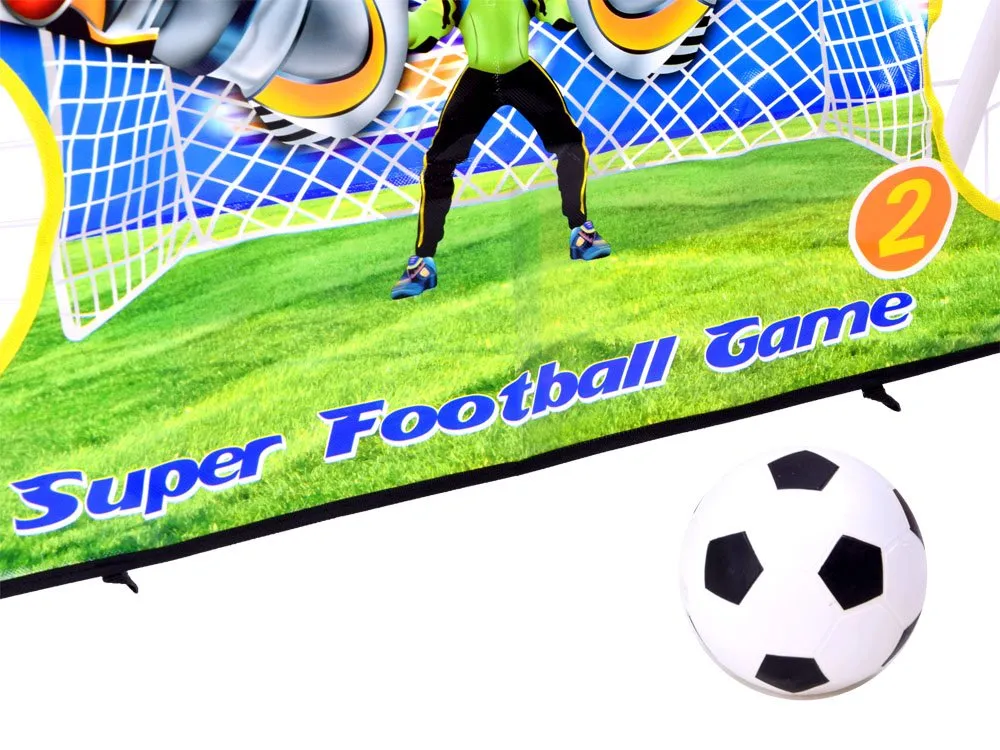 nogometni gol za vježbanje preciznosti - bijelo-crveni - slika 4