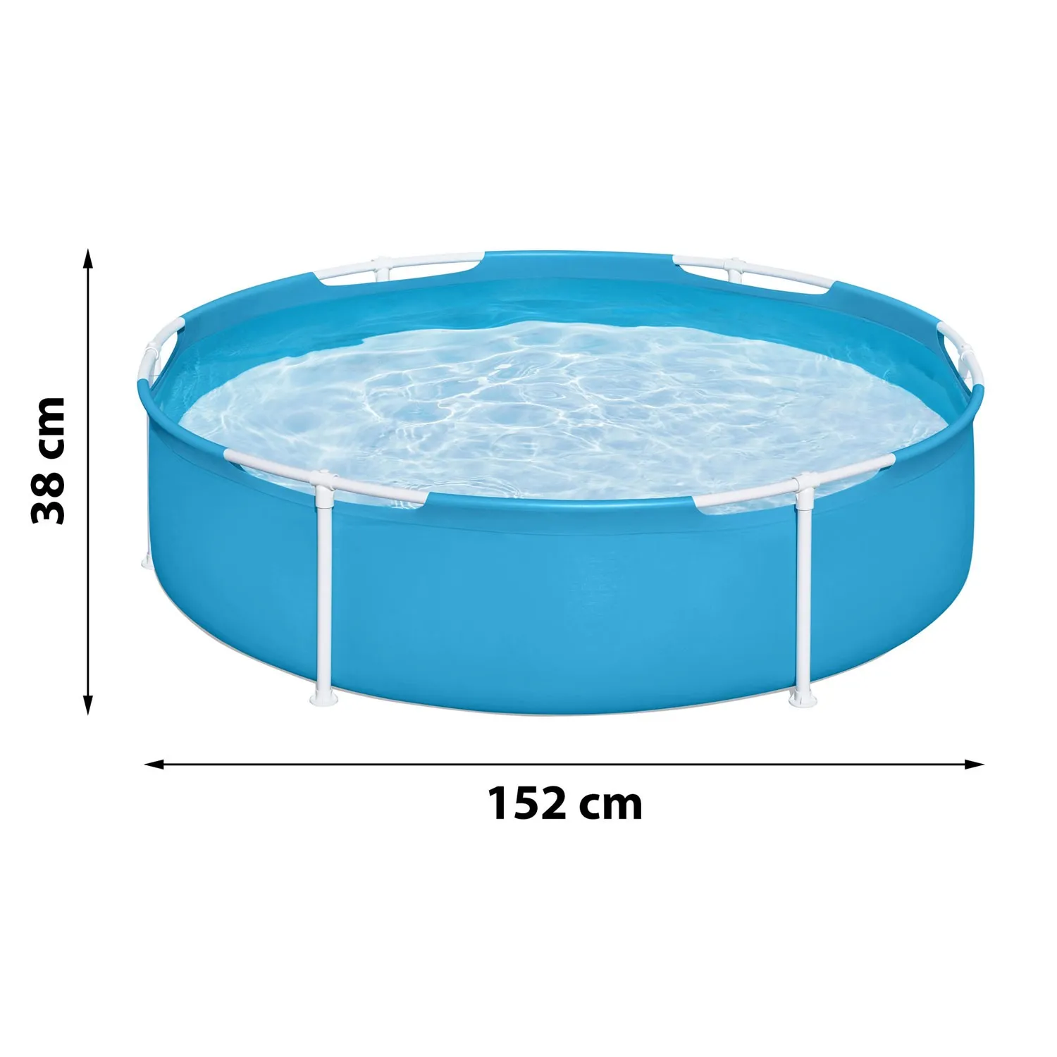 bazen okruglog okvira za djecu 152 x 38 cm bestway - slika 6
