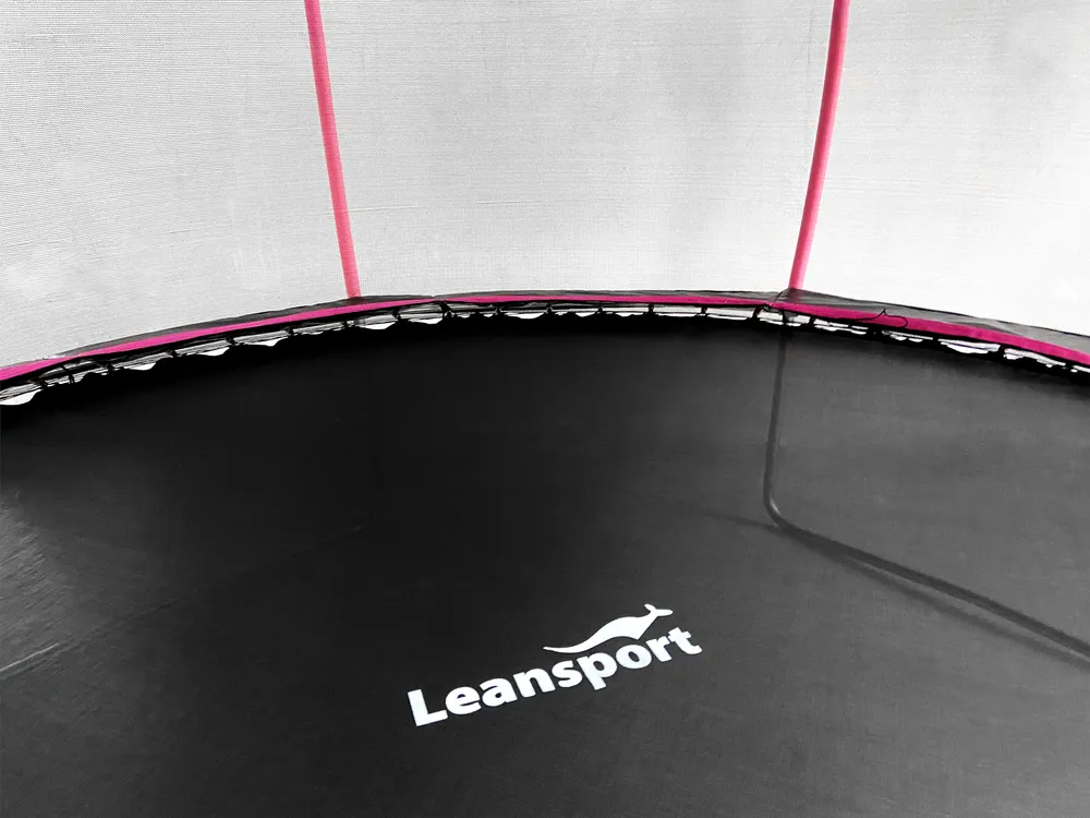 lean sport max trampolin crno-ružičasti 366cm - slika 5