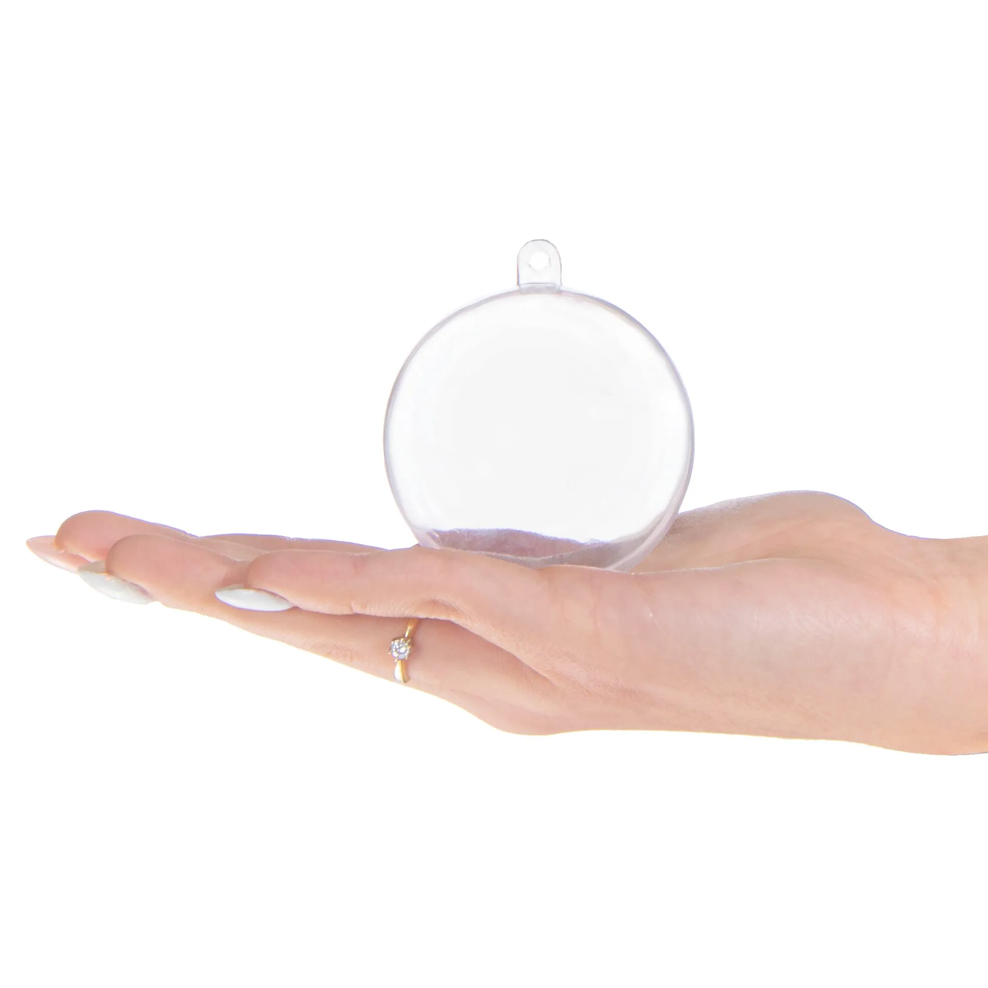 prozirna akrilna kuglica 6 cm - slika 3