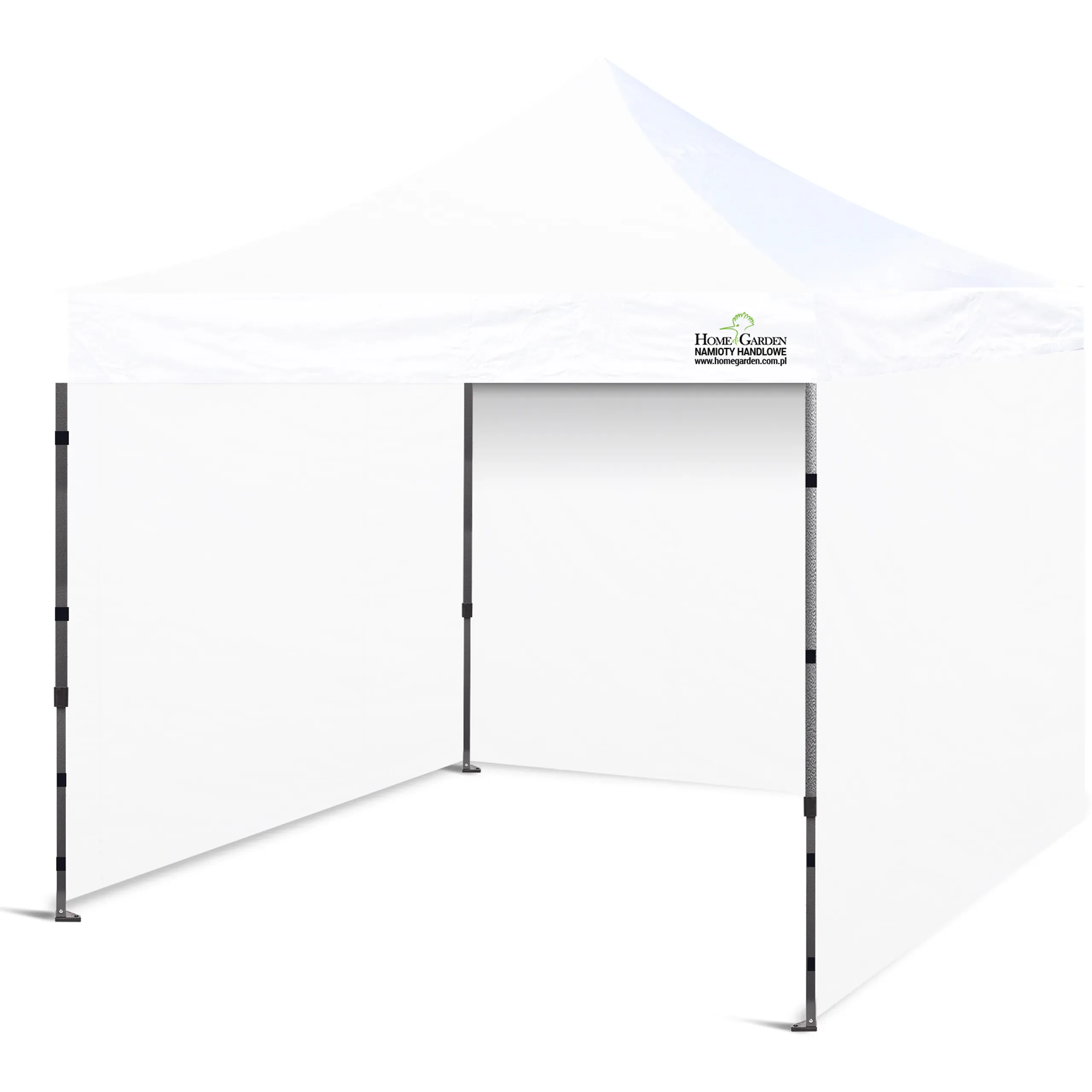 komercijalni šator 300 x 300 cm bijeli - slika 2