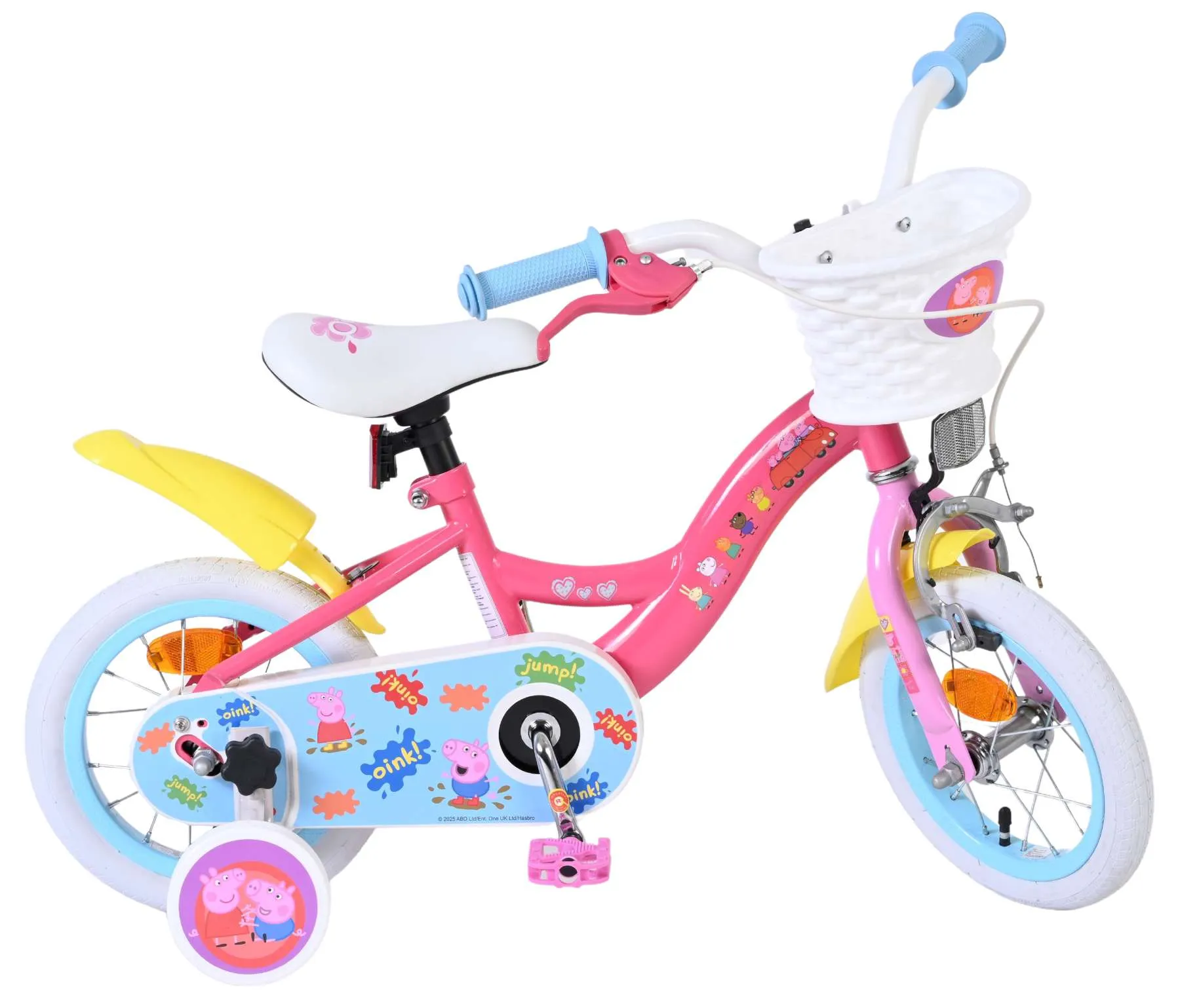 volare dječji bicikl peppa pig 12″ ružičaste boje - slika 11