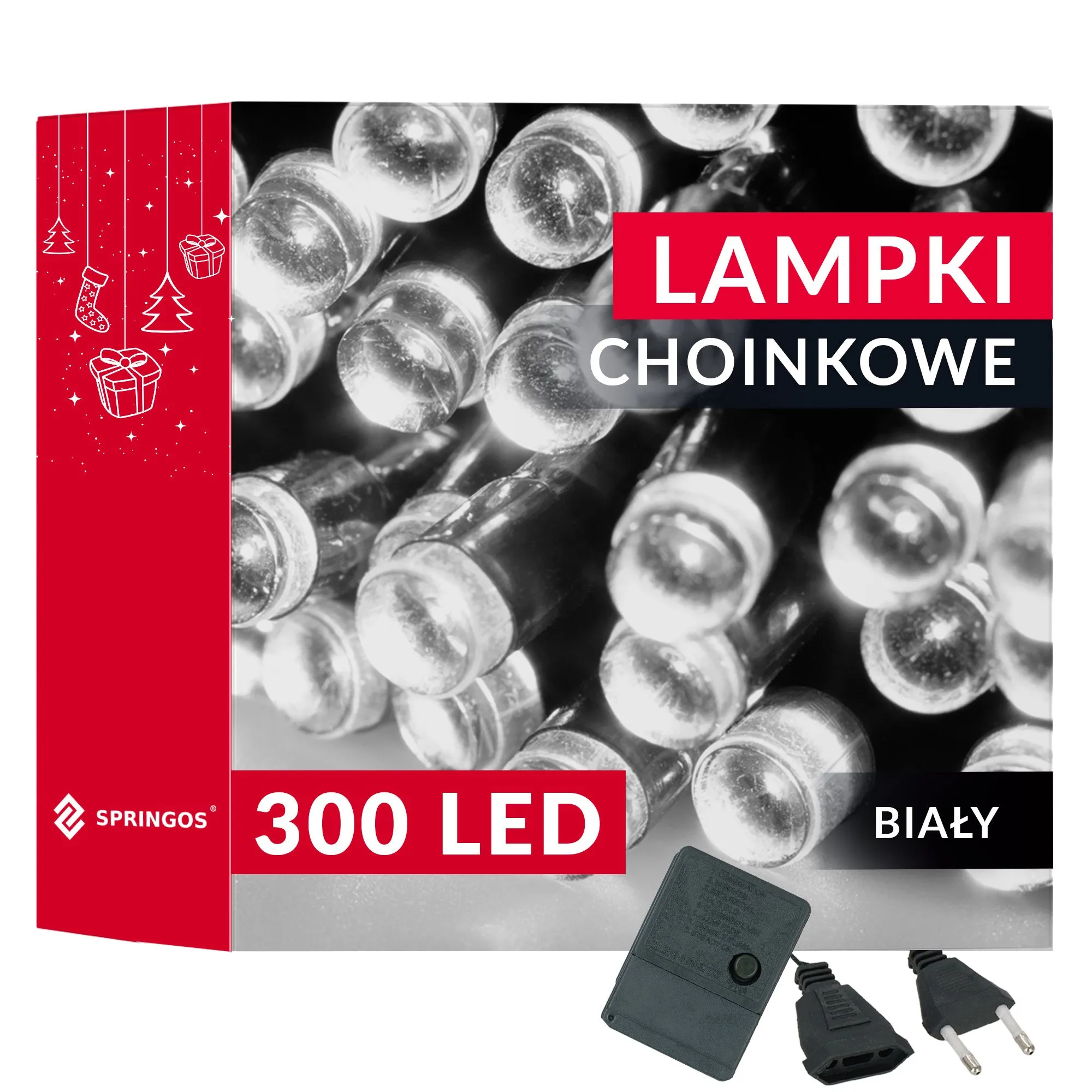 lampice za božićno drvce 300 led dioda hladno bijele - slika 9