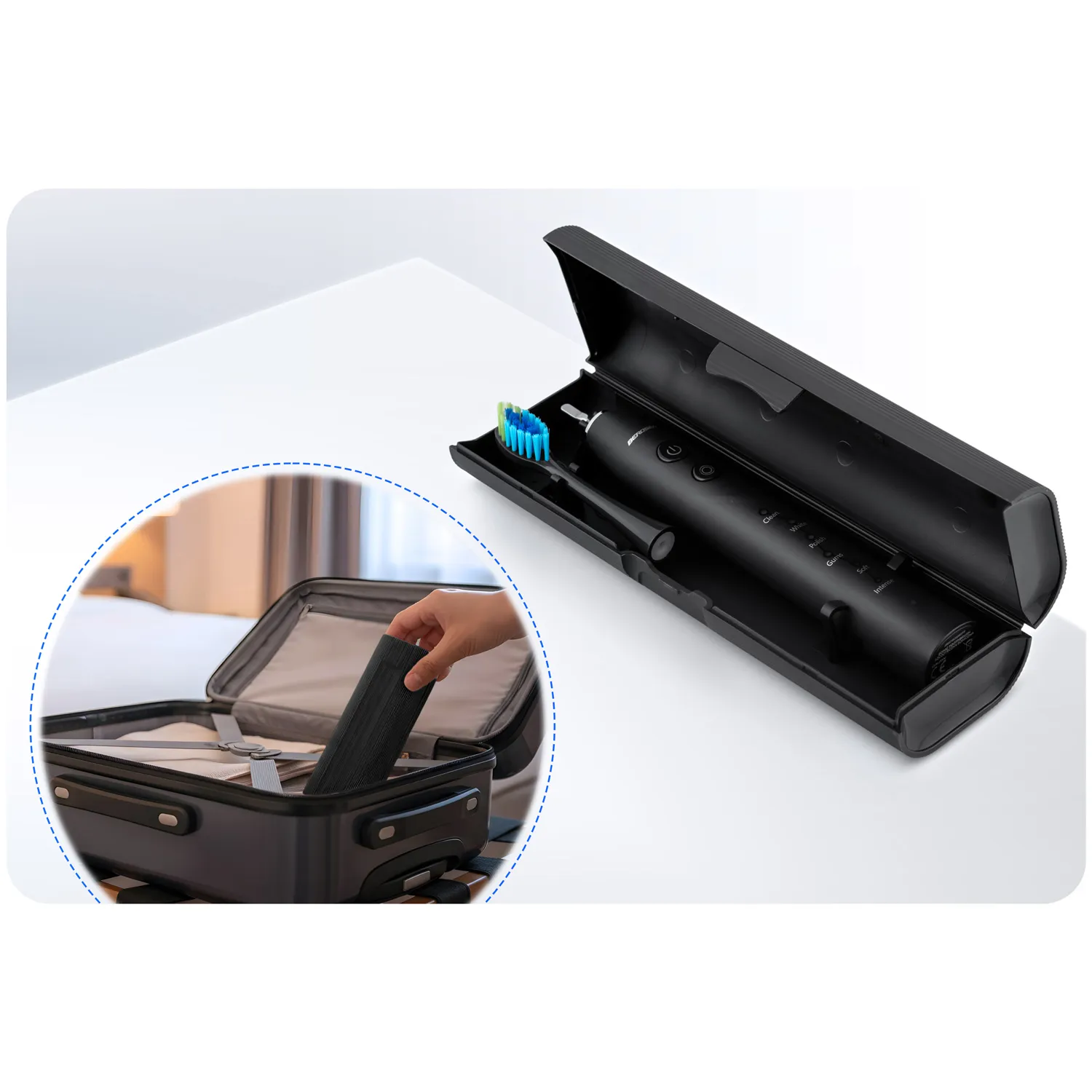 berdsen galaxy sonic četkica za zube crna - slika 4