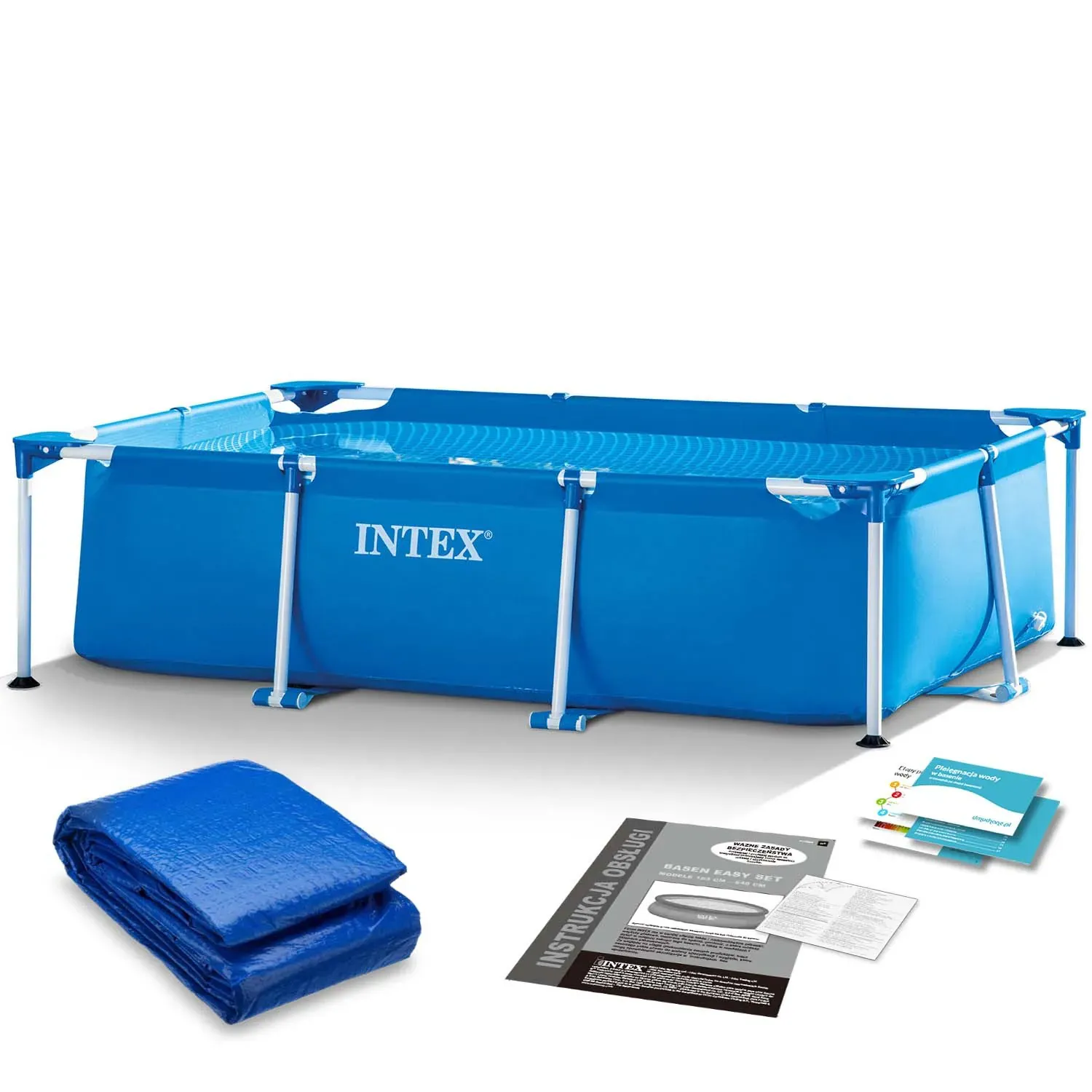 intex okvirni vrtni bazen 220 × 150 × 60 cm - slika 2