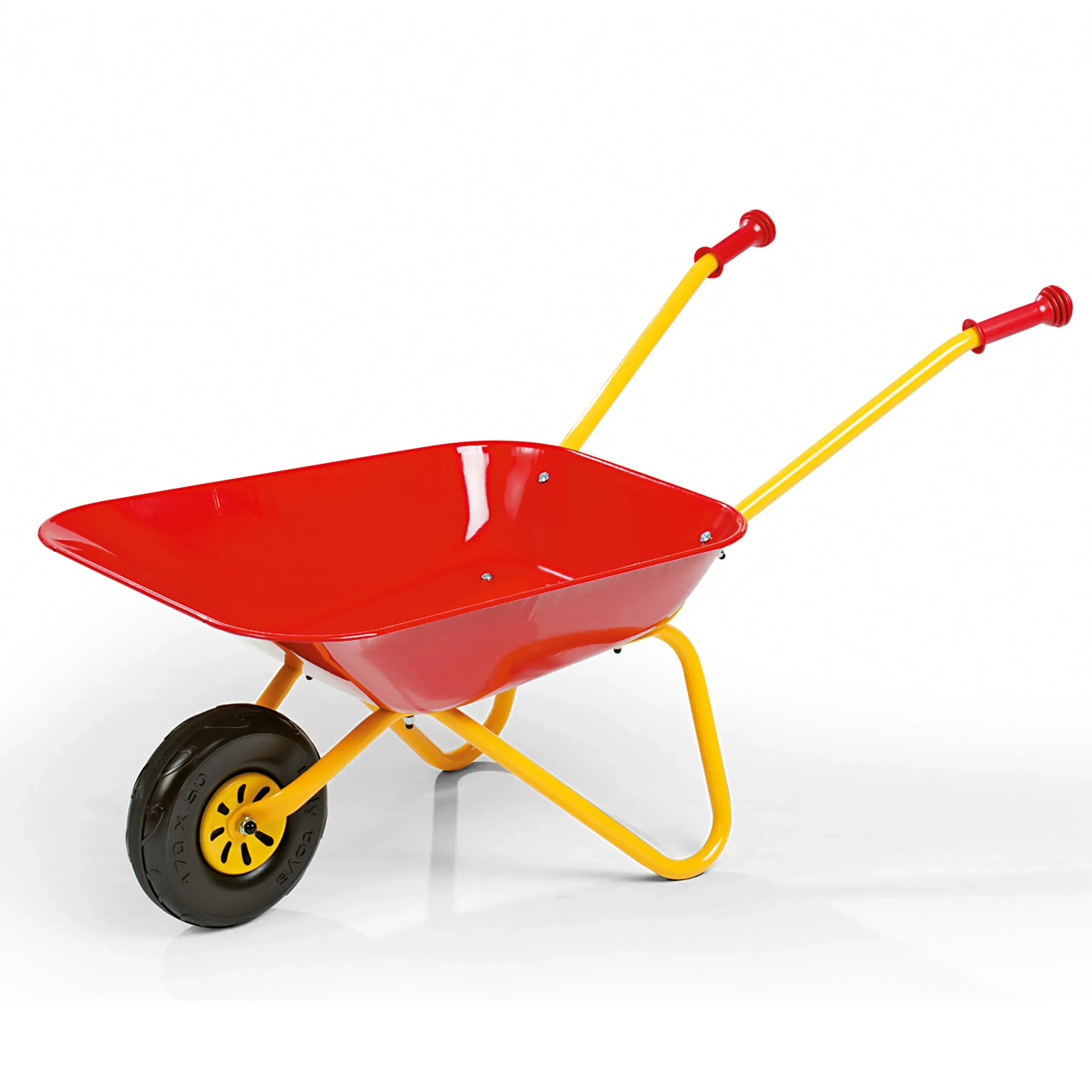 rolly toys crvena metalna kolica za djecu - slika 2