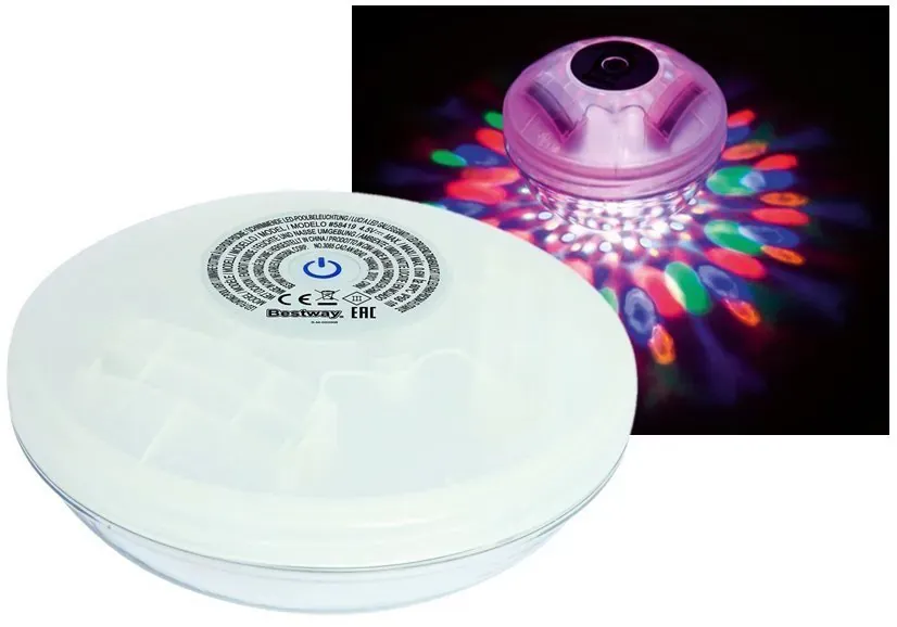 bestway 58419 vodootporna led lampa 14cm - slika 2