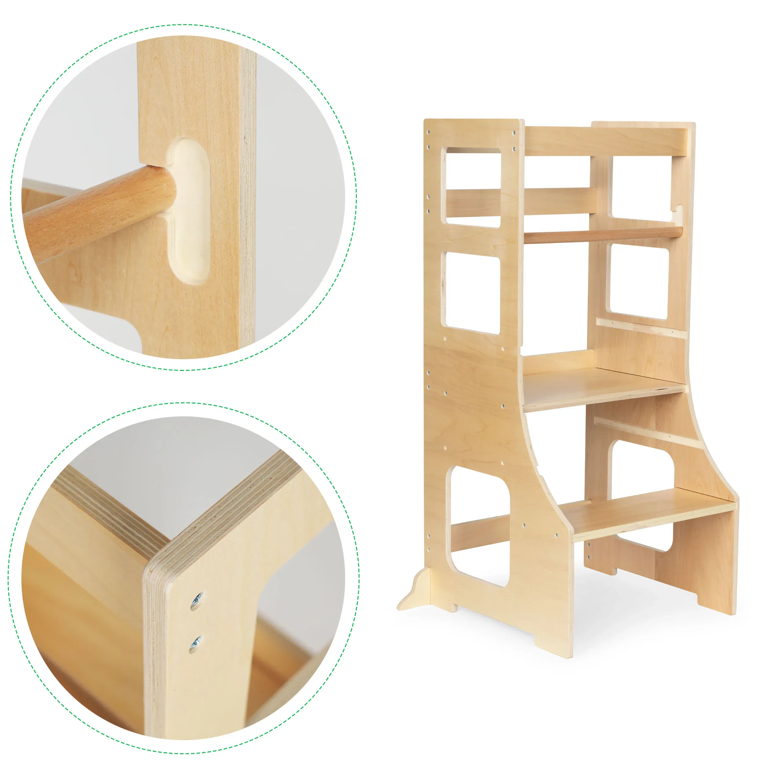 ecotoys drvene stepenice za djecu - slika 7
