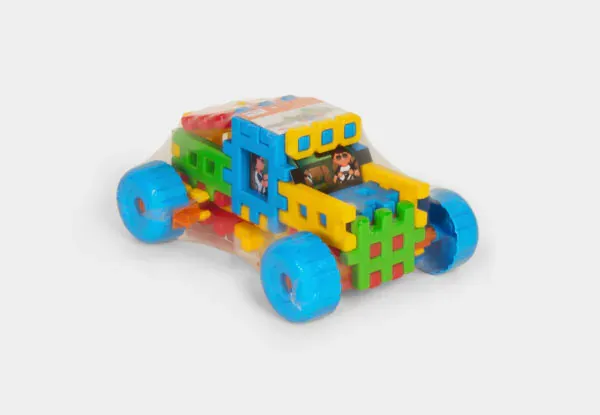 marioinex set waffle kockica terenac 37kom. - slika 2