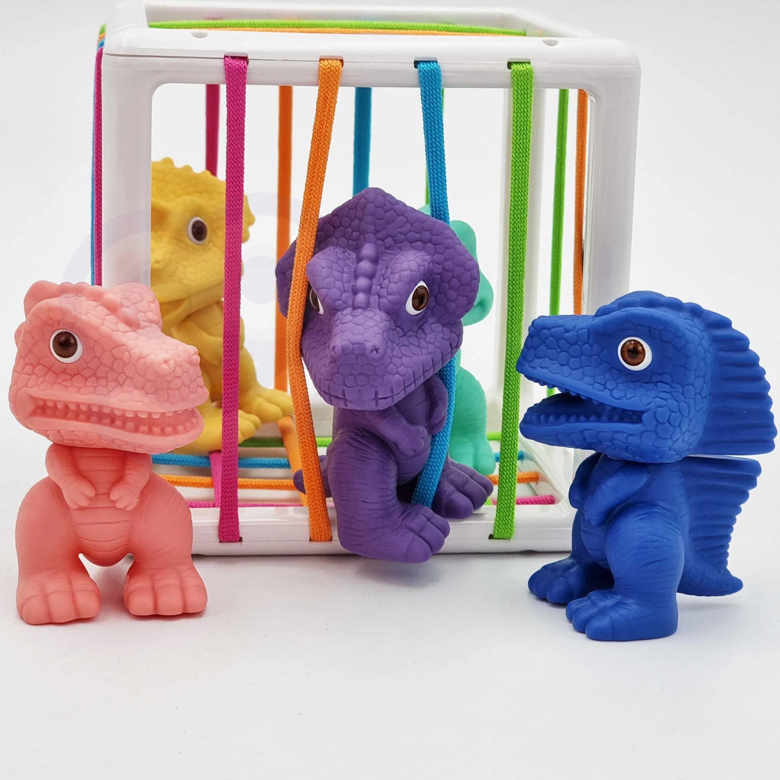 woopie fleksibilna senzorička kocka dinosaur - slika 3