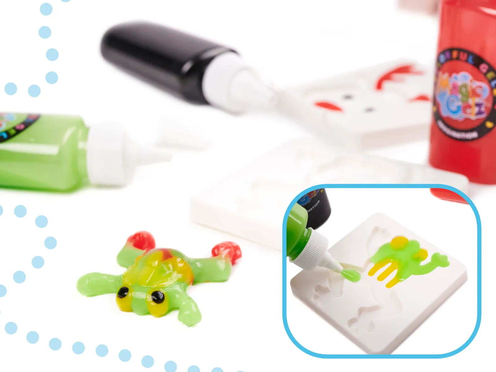 magic glue plastična masa za 3d modeliranje 26 elemenata - slika 6