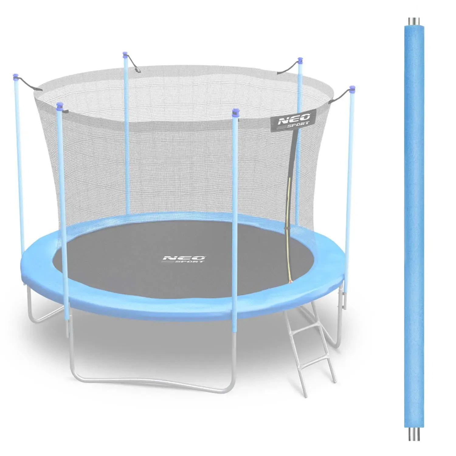 Neo-Sport gornji stup za trampolin 6 ft – plavi, za unutarnju mrežu - Pribislavec