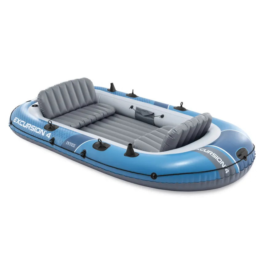 intex napuhujući čamac excursion 4 za 4 osobe, s pumpom, 2 vesla i torbom, 66324 - slika 6