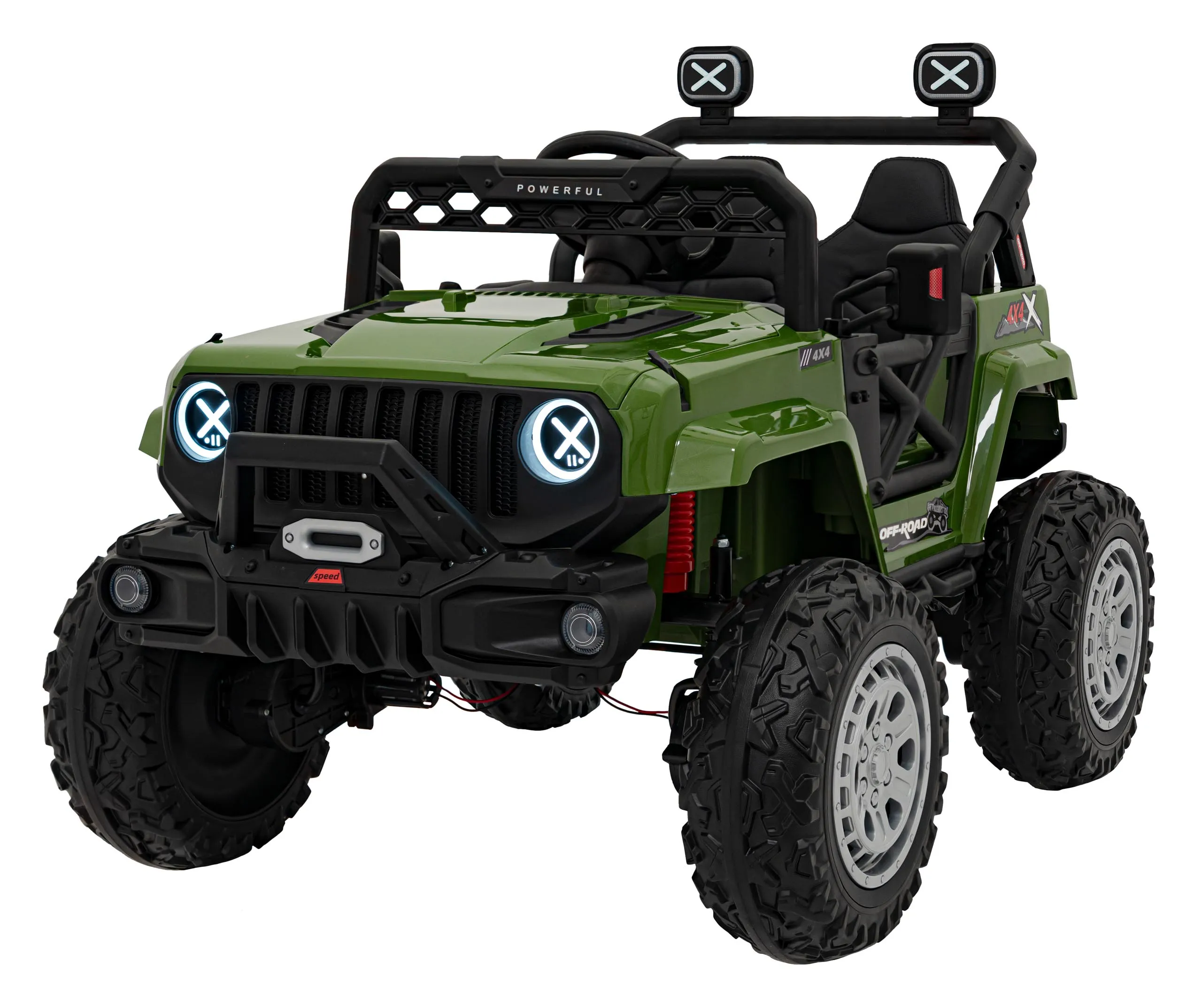 off-road, auto na akumulator, zeleni - slika 4