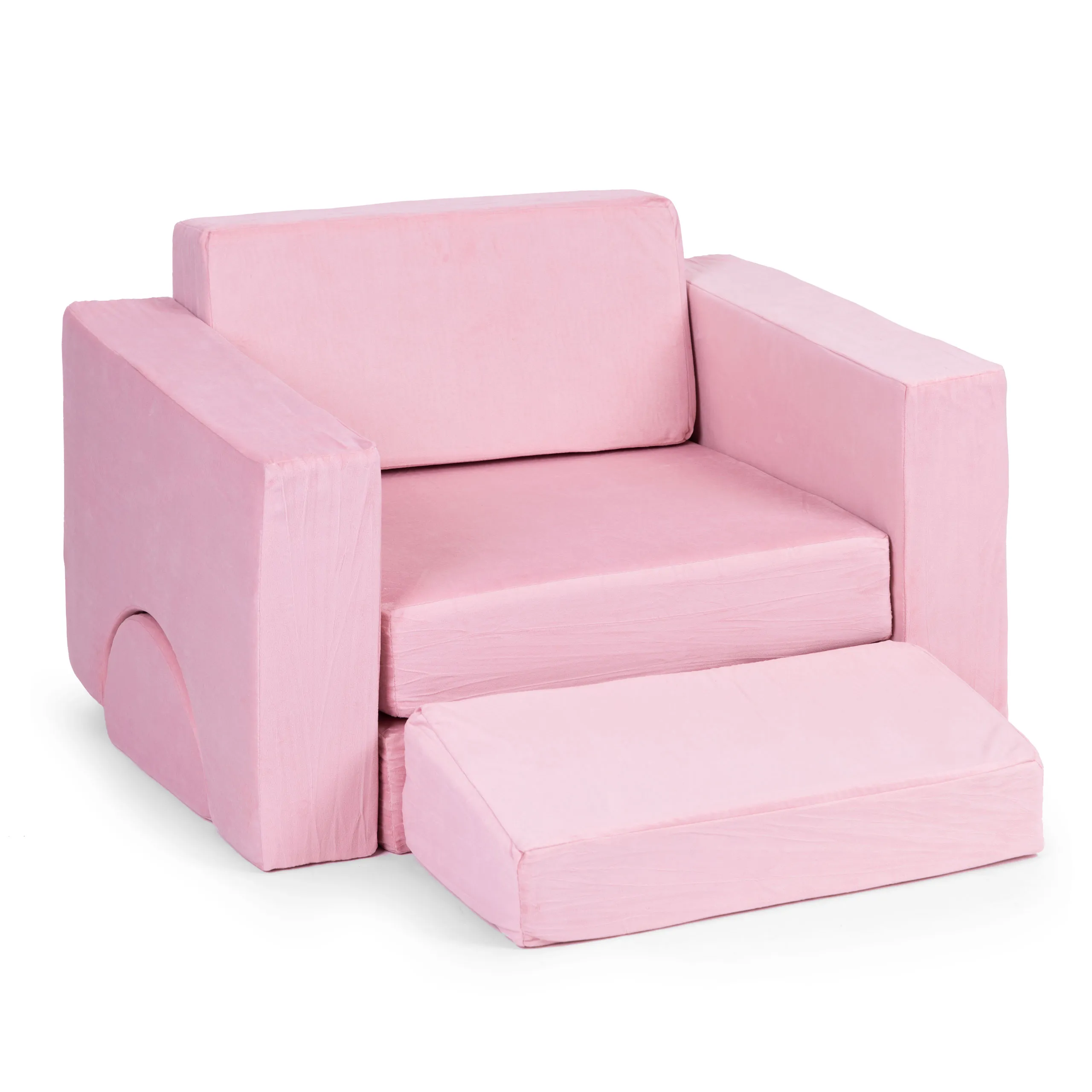 ecotoys diy modularna sofa sa 8 jastuka - pink - slika 8