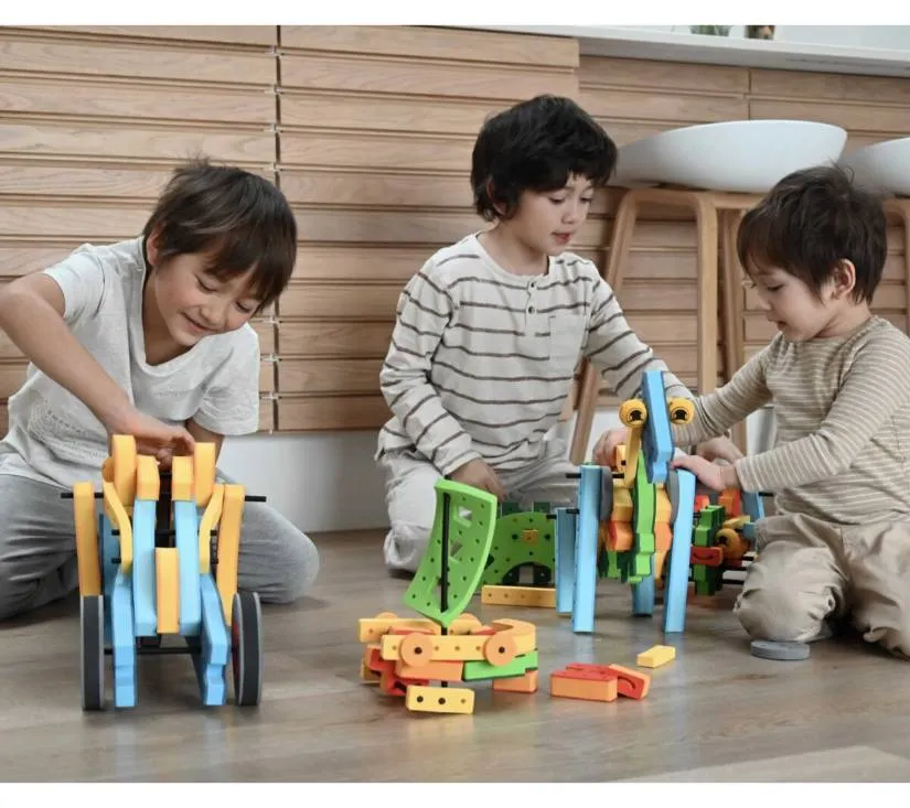 bakoba kreativni mega box – veliki edukativni set 300 kockica 3+ - slika 3