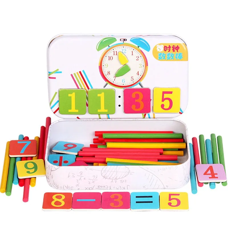 montessori set za učenje prepoznavanja vremena i računanje - slika 5
