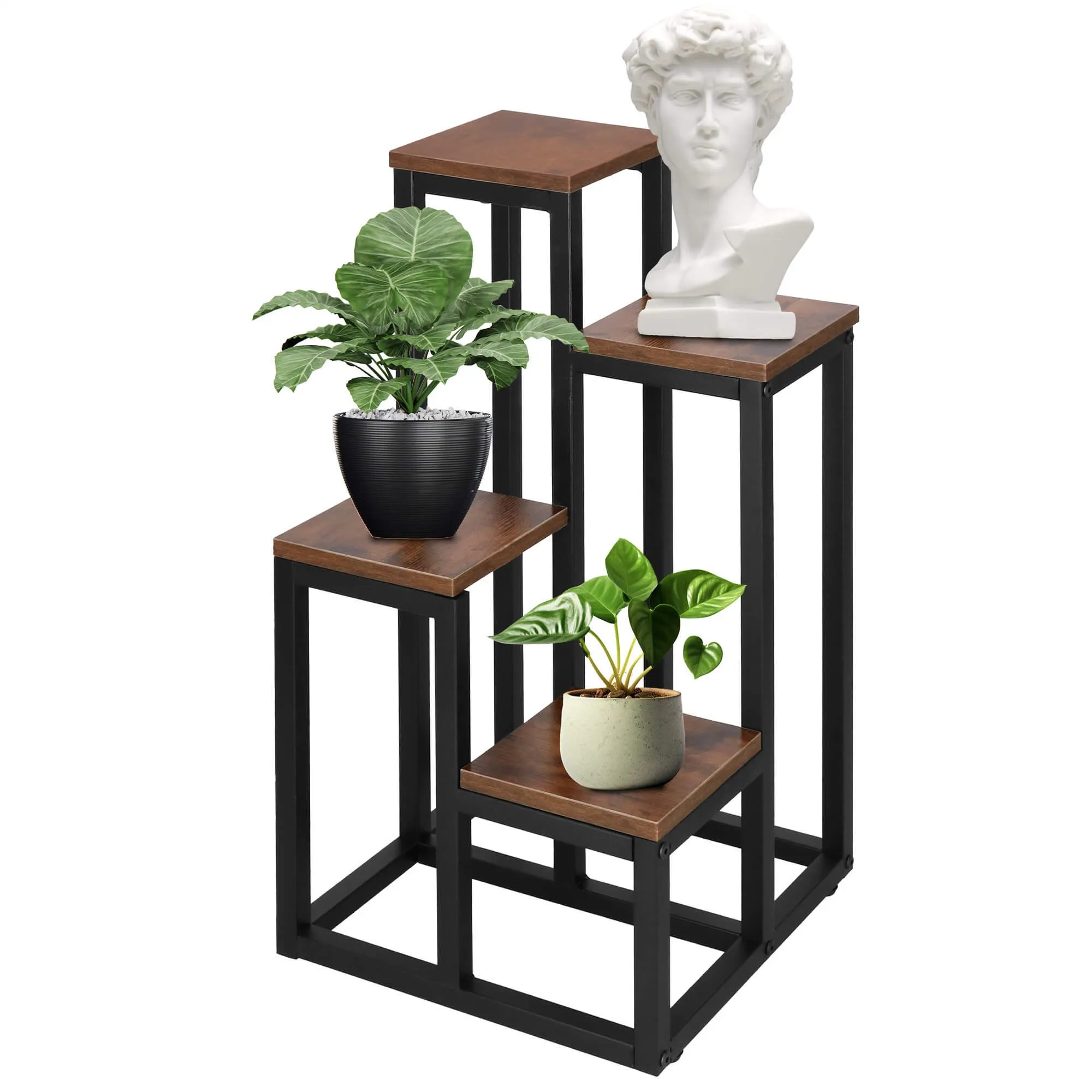 metalni stalak za cvijeće s 4 razine 34 x 34 x 68 cm - slika 12