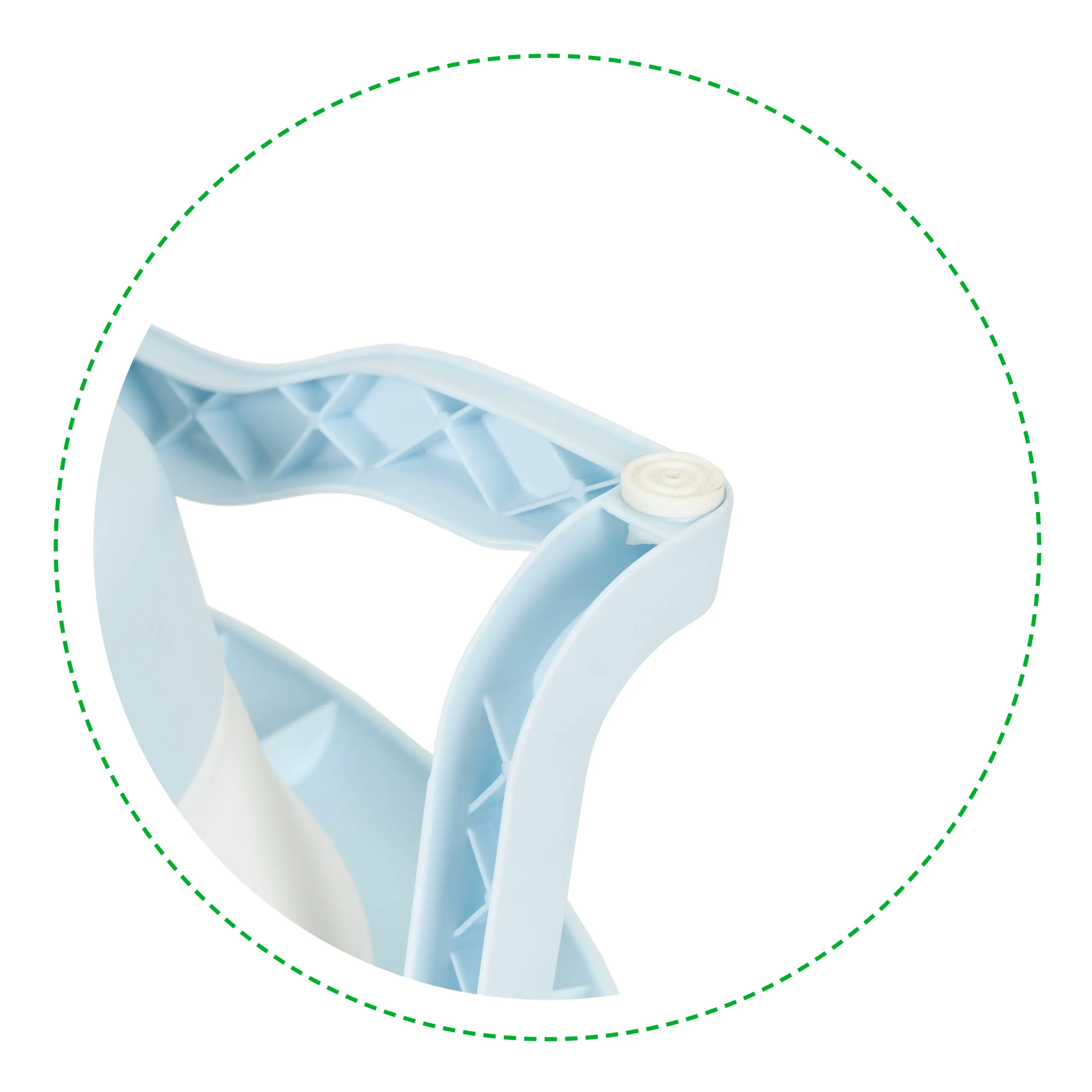 ecotoys sklopiva kadica za bebe bijela - slika 5