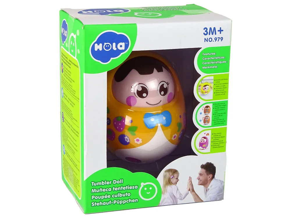 dječja igračka interaktivna narančasta lutka - slika 4