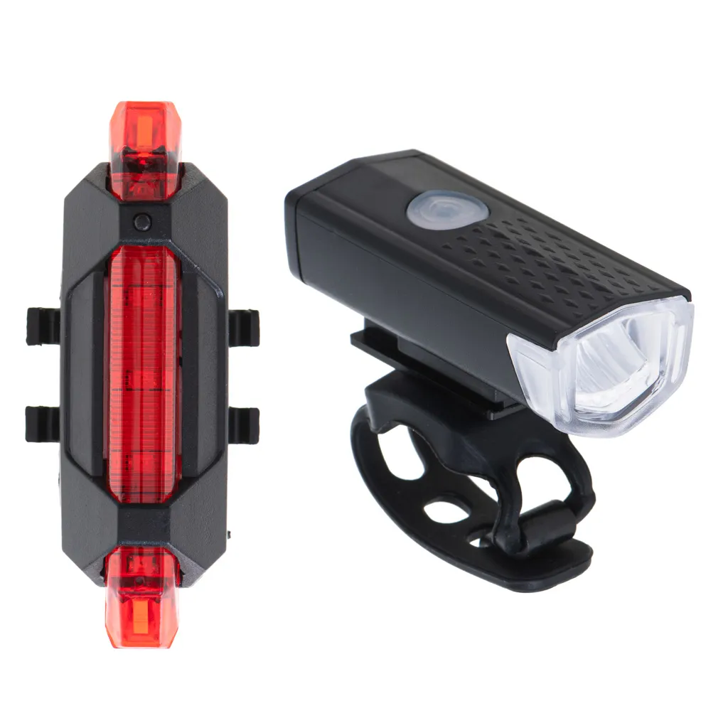 led lampa za bicikl stražnja-prednja set usb - slika 4