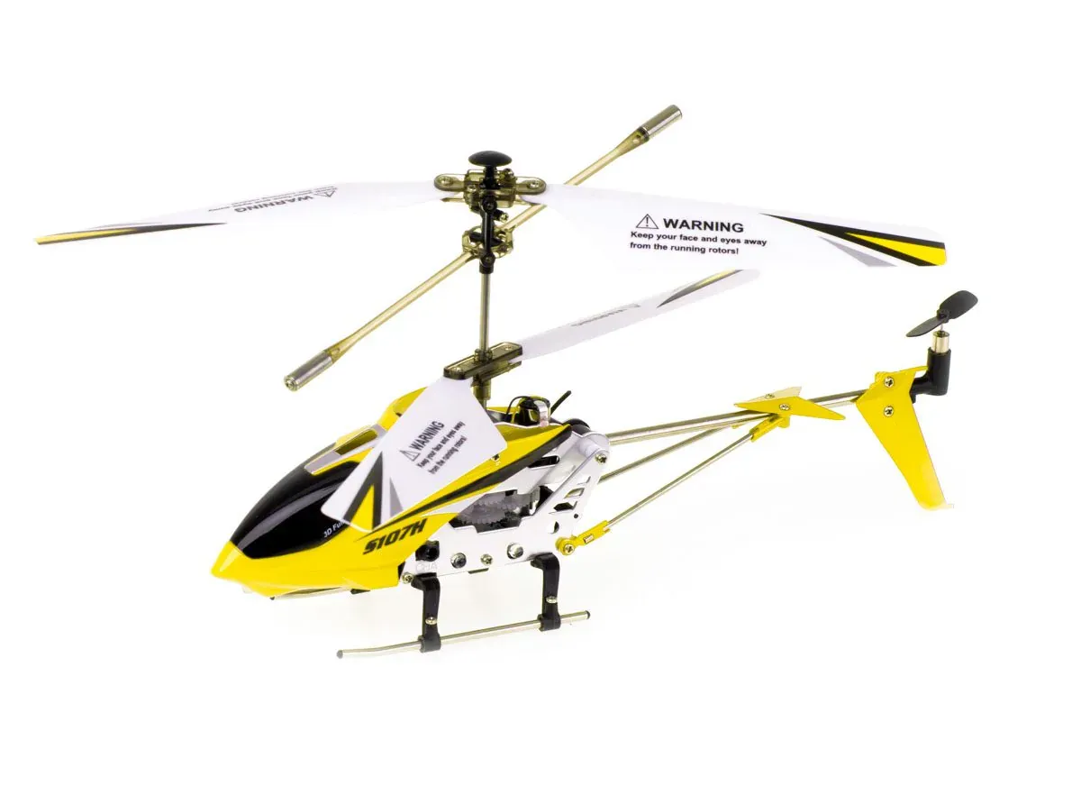 syma s107h rc helikopter na daljinski 2.4ghz rtf žuti - slika 2